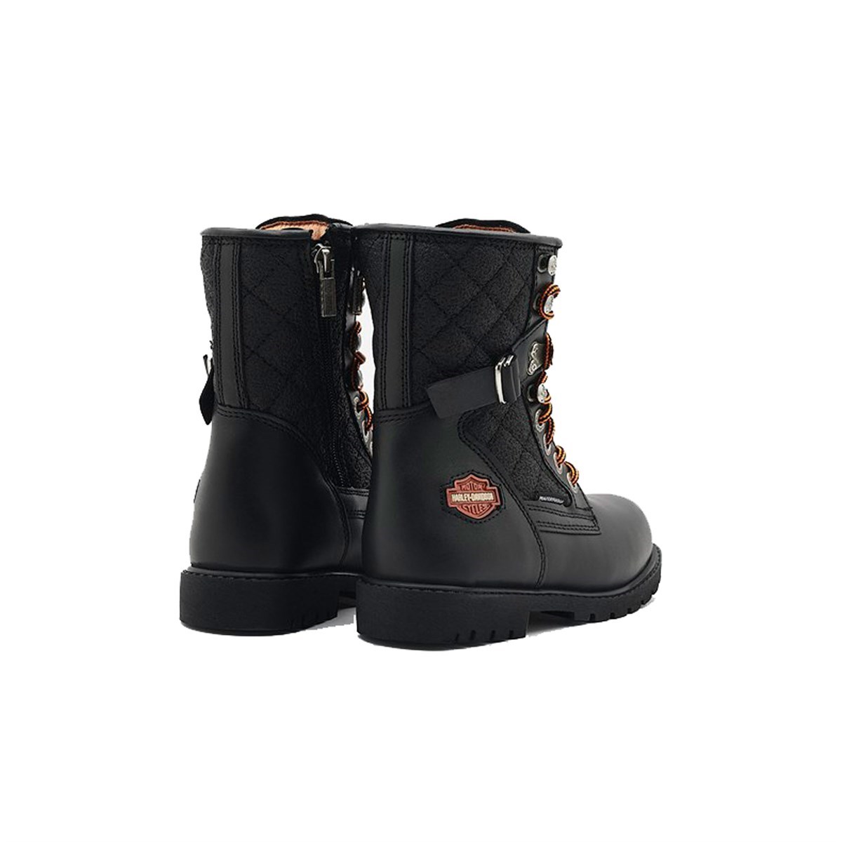 HARLEY DAVİDSON NEW WORKER ZIP ÇOCUK BOT - SİYAH