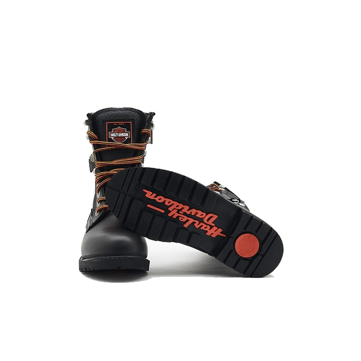 HARLEY DAVİDSON NEW WORKER ZIP ÇOCUK BOT - SİYAH