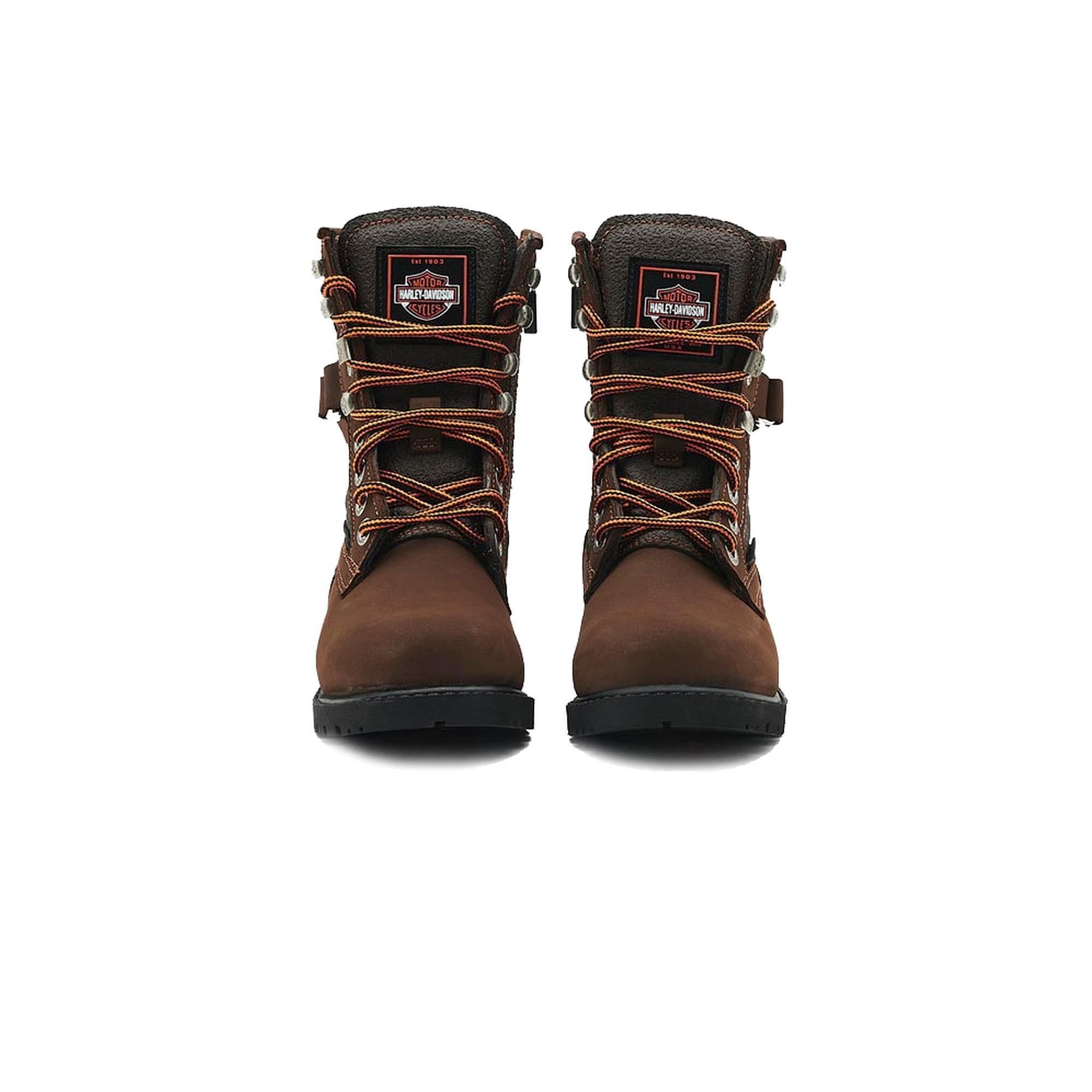 HARLEY DAVİDSON NEW WORKER ZIP ÇOCUK BOT - KAHVE(NUBUK)