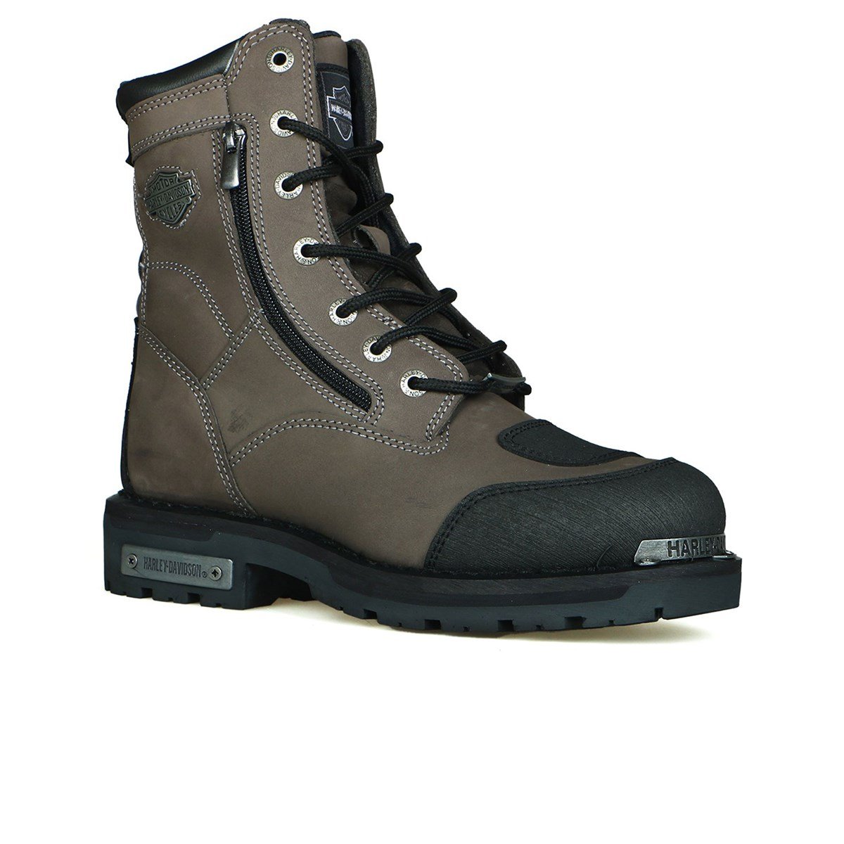 HARLEY DAVIDSON RIDDICK  BOT - GRİ(NUBUK)