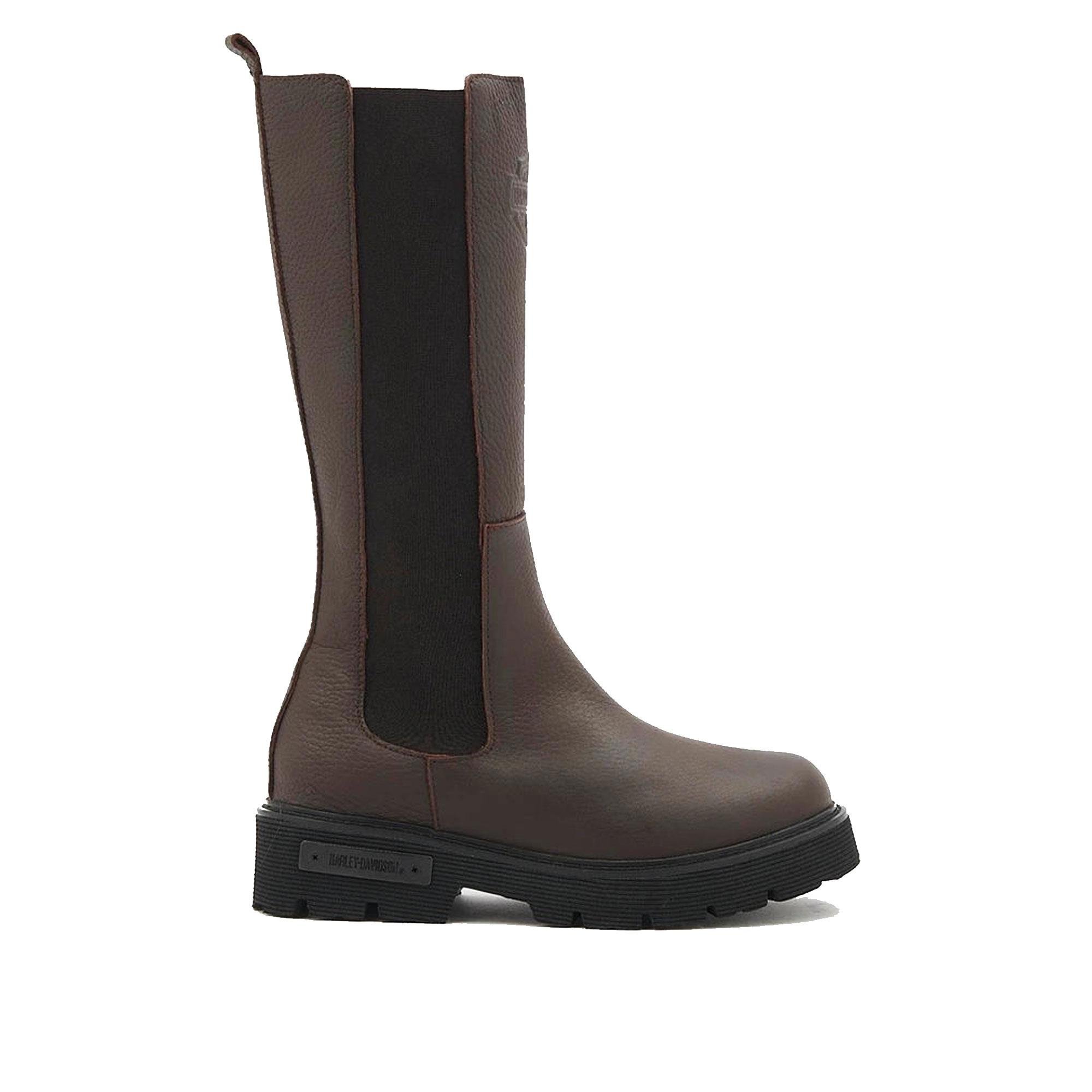 HARLEY DAVIDSON SPIEZ KADIN BOT - KAHVE(BASKILI)