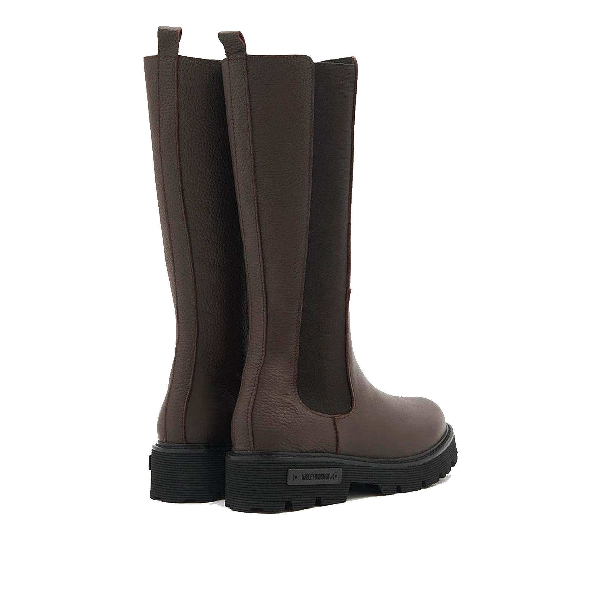 HARLEY DAVIDSON SPIEZ KADIN BOT - KAHVE(BASKILI)