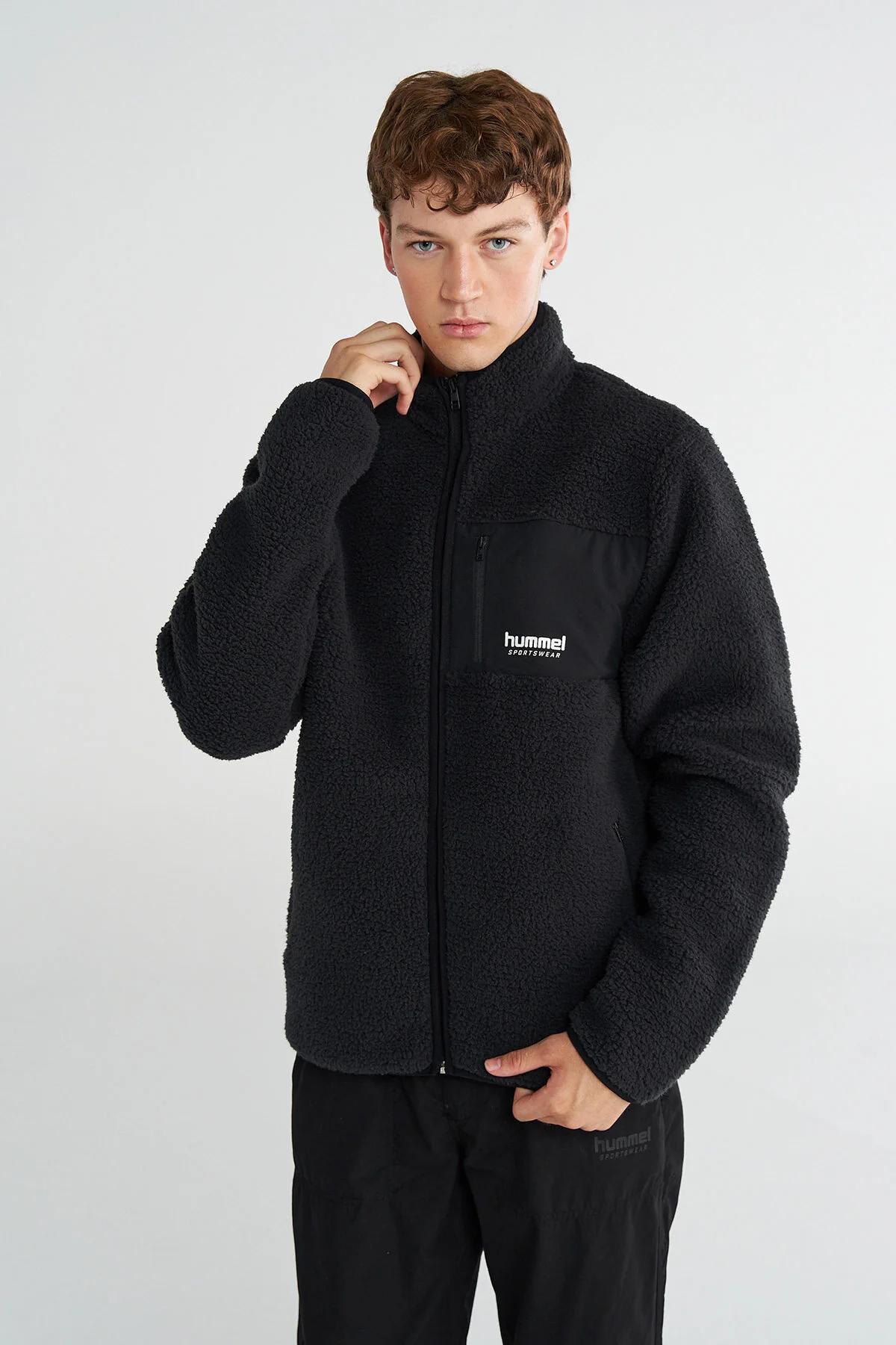 HMLARTHUR SHERPA ZIP JACKET - 2001