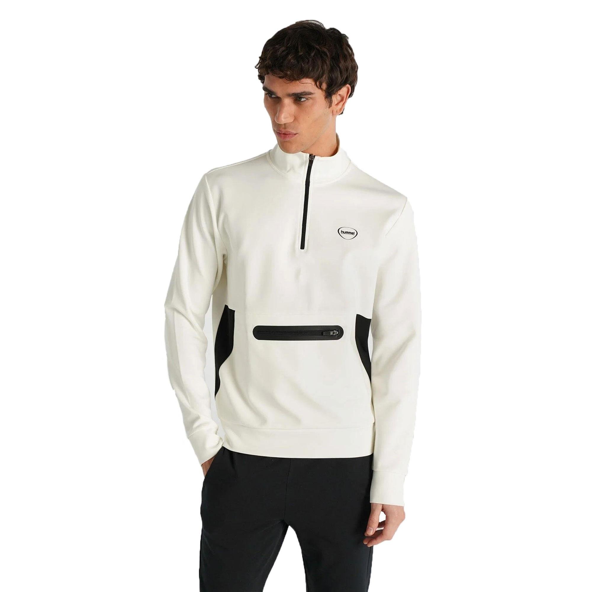 HMLLOTON ZIP NK SWEATSHIRT - 9003