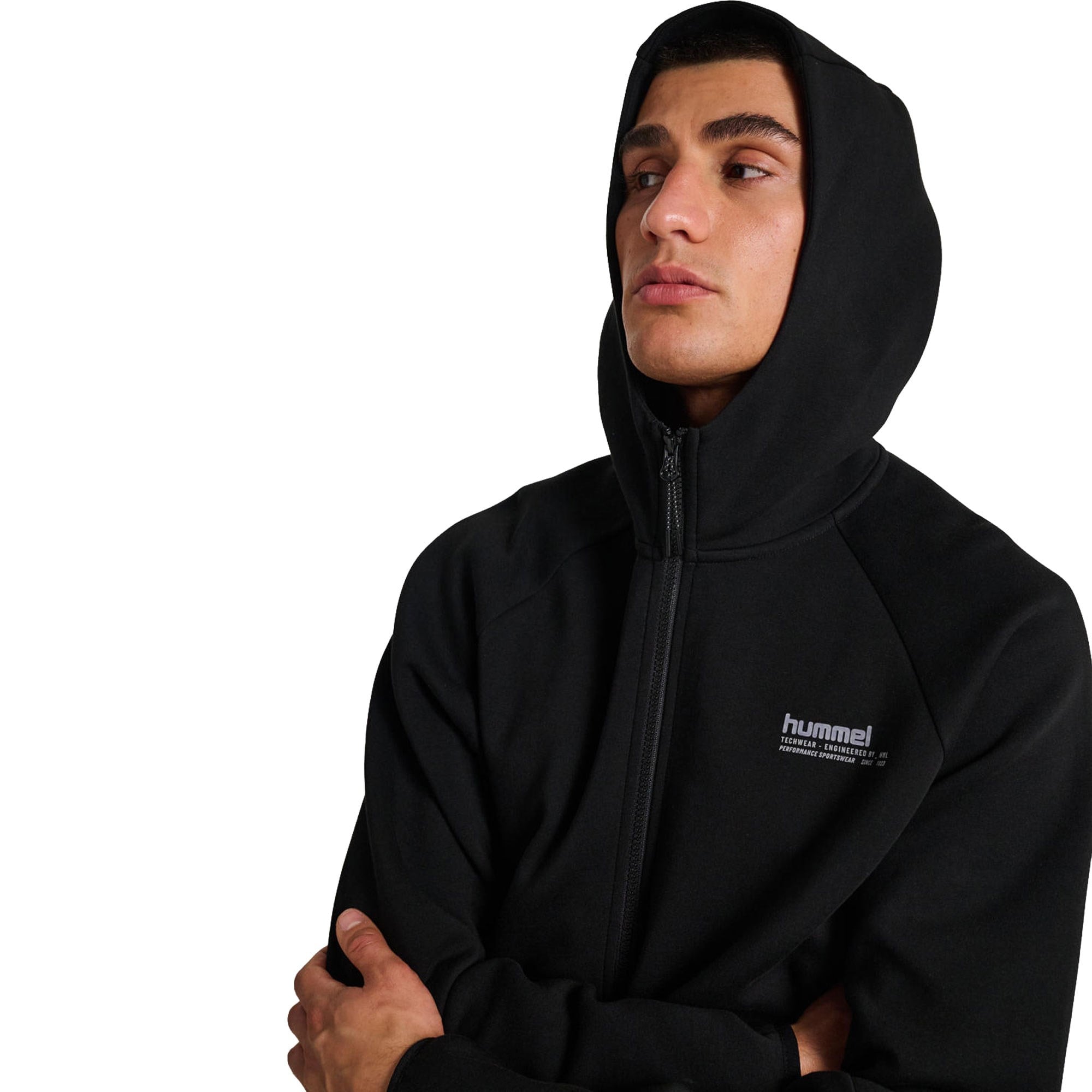 hmlTECH FLEECE REGULAR ZIP HOODIE - 2001