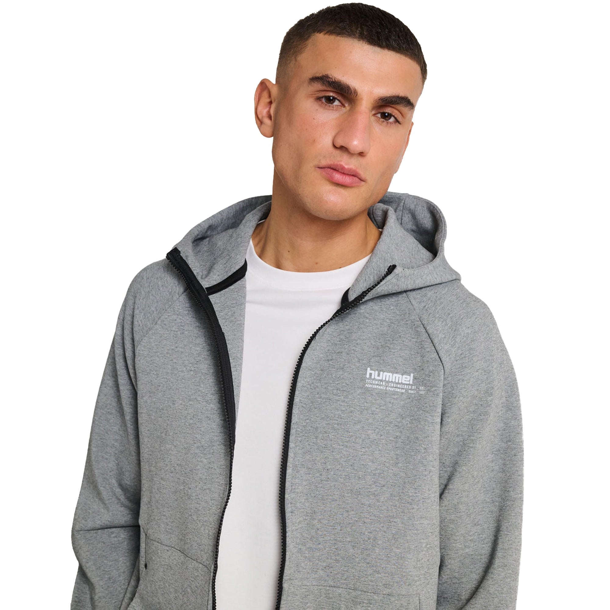 hmlTECH FLEECE REGULAR ZIP HOODIE - 2006