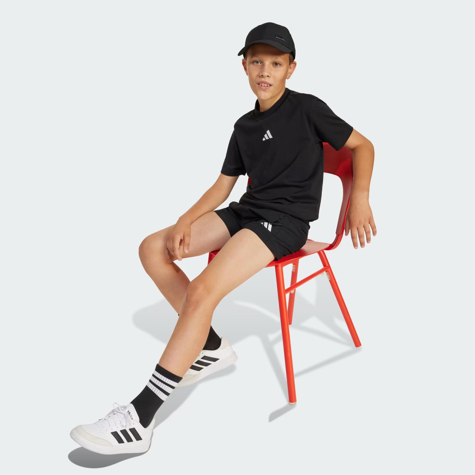 J SL TEE 160 - ADIDAS SIYAH