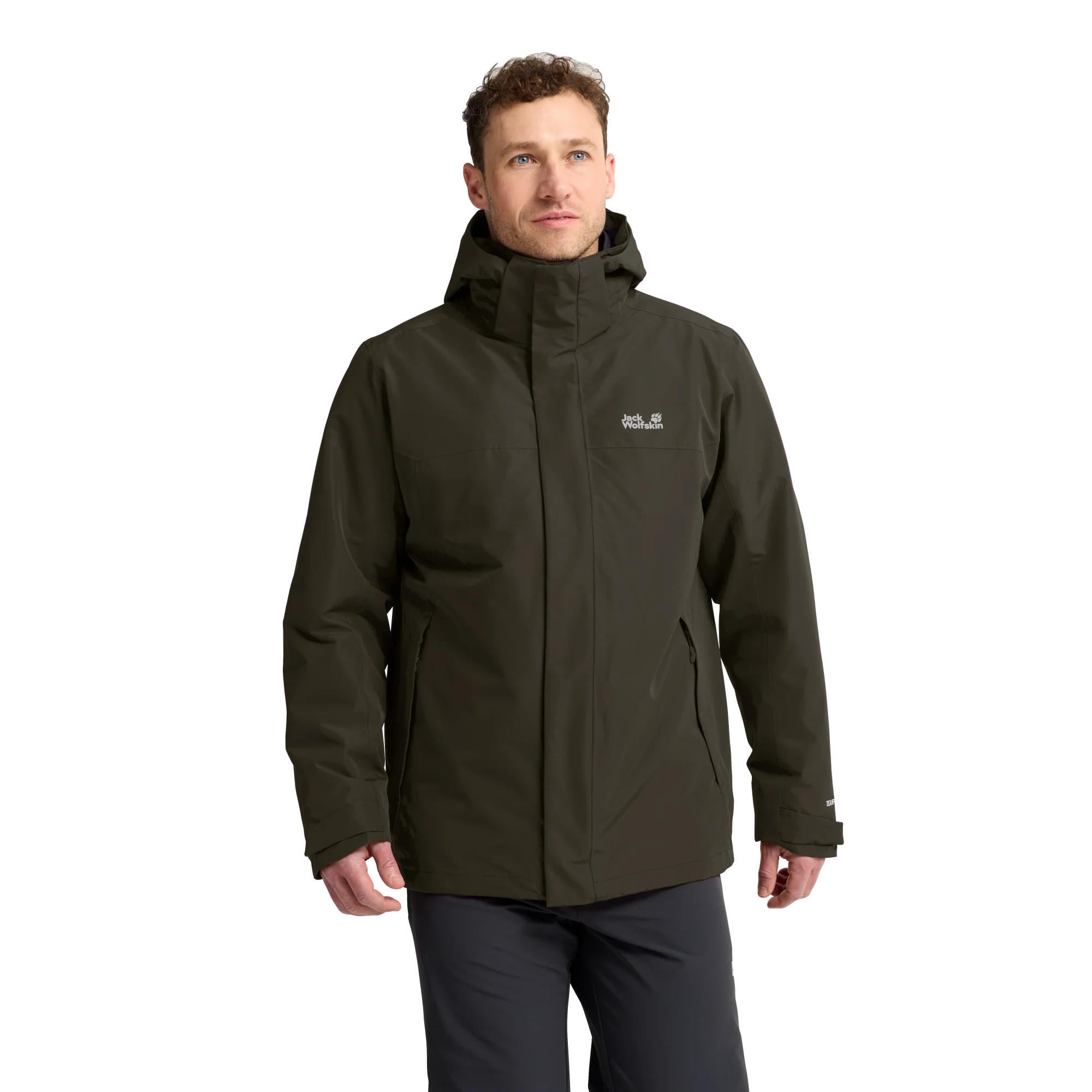 Jack Wolfskin Stonelite 3 in 1 Erkek Mont