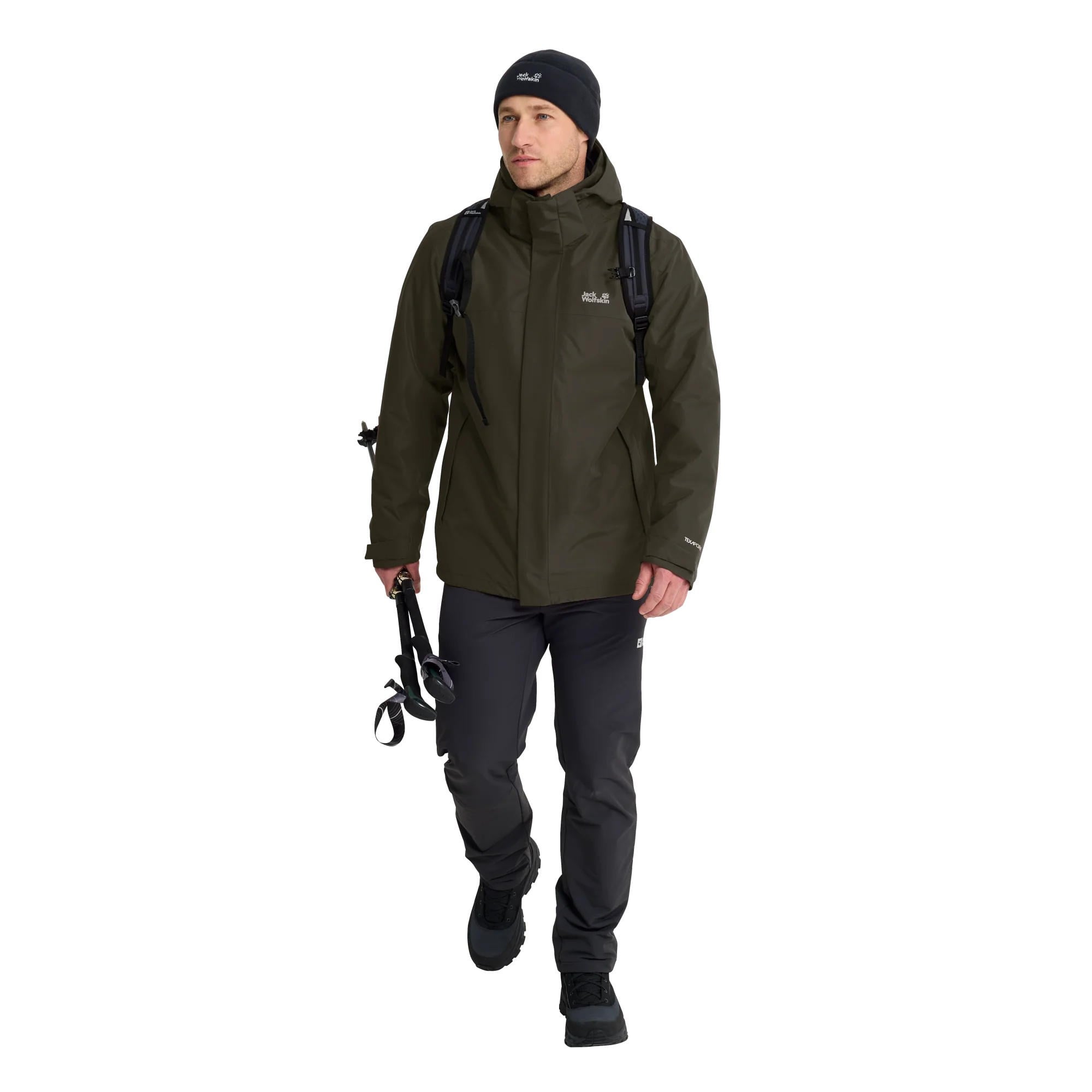 Jack Wolfskin Stonelite 3 in 1 Erkek Mont