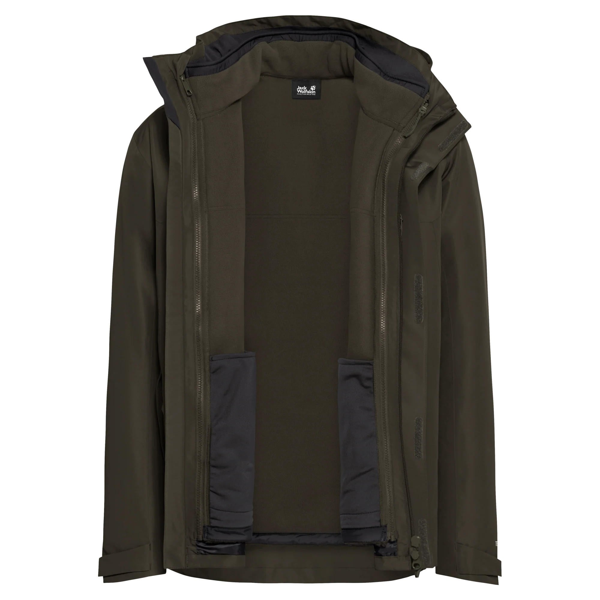Jack Wolfskin Stonelite 3 in 1 Erkek Mont