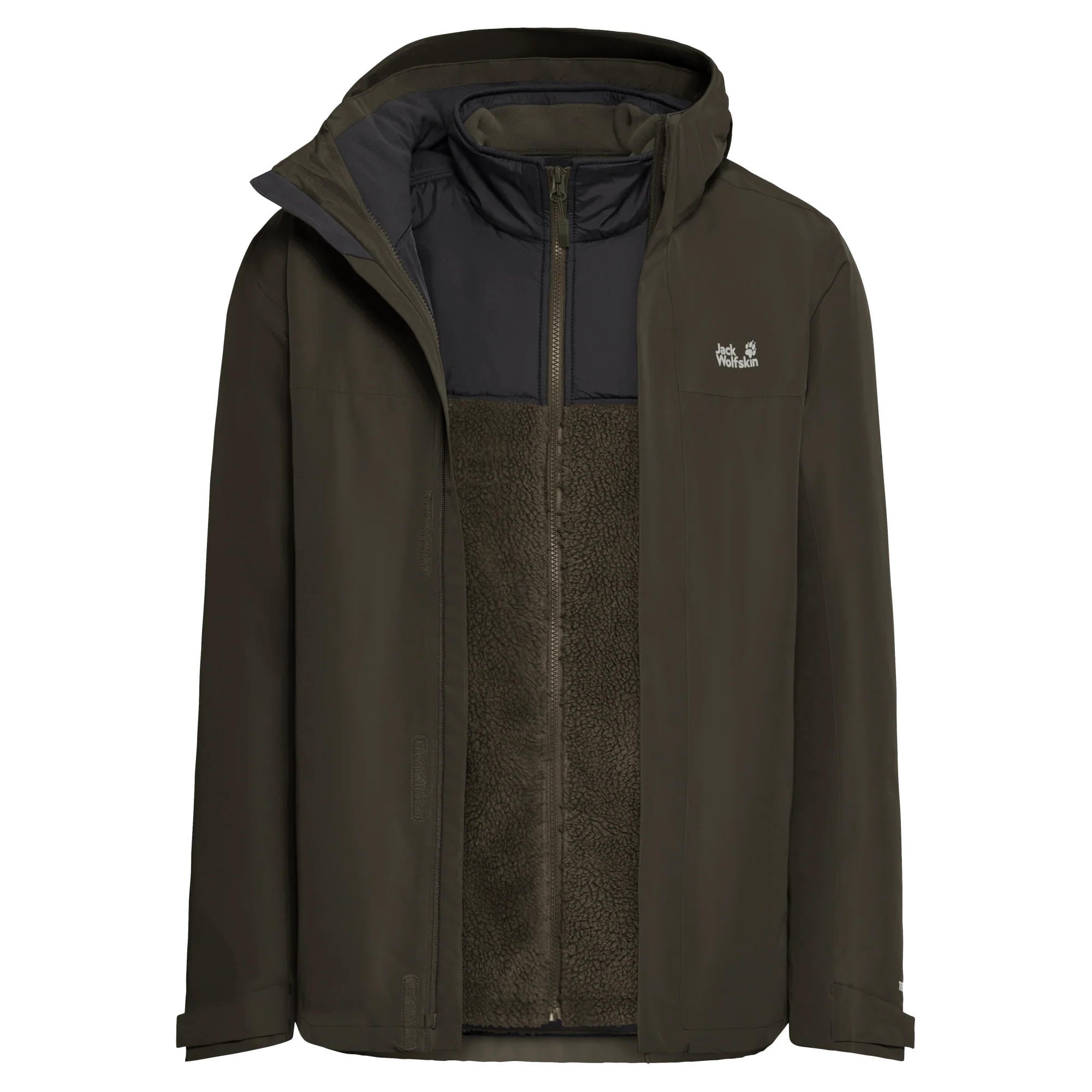 Jack Wolfskin Stonelite 3 in 1 Erkek Mont