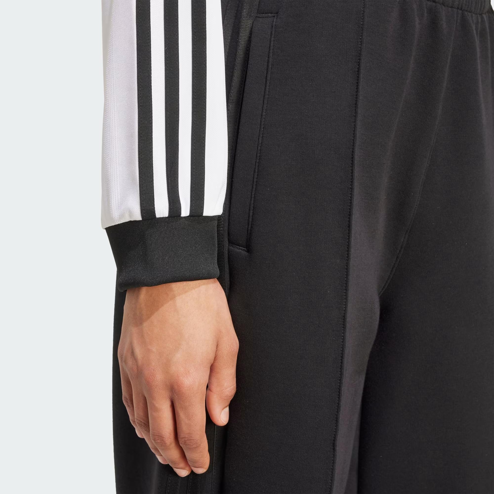 JACQUARD LS TOP - ADIDAS SIYAH