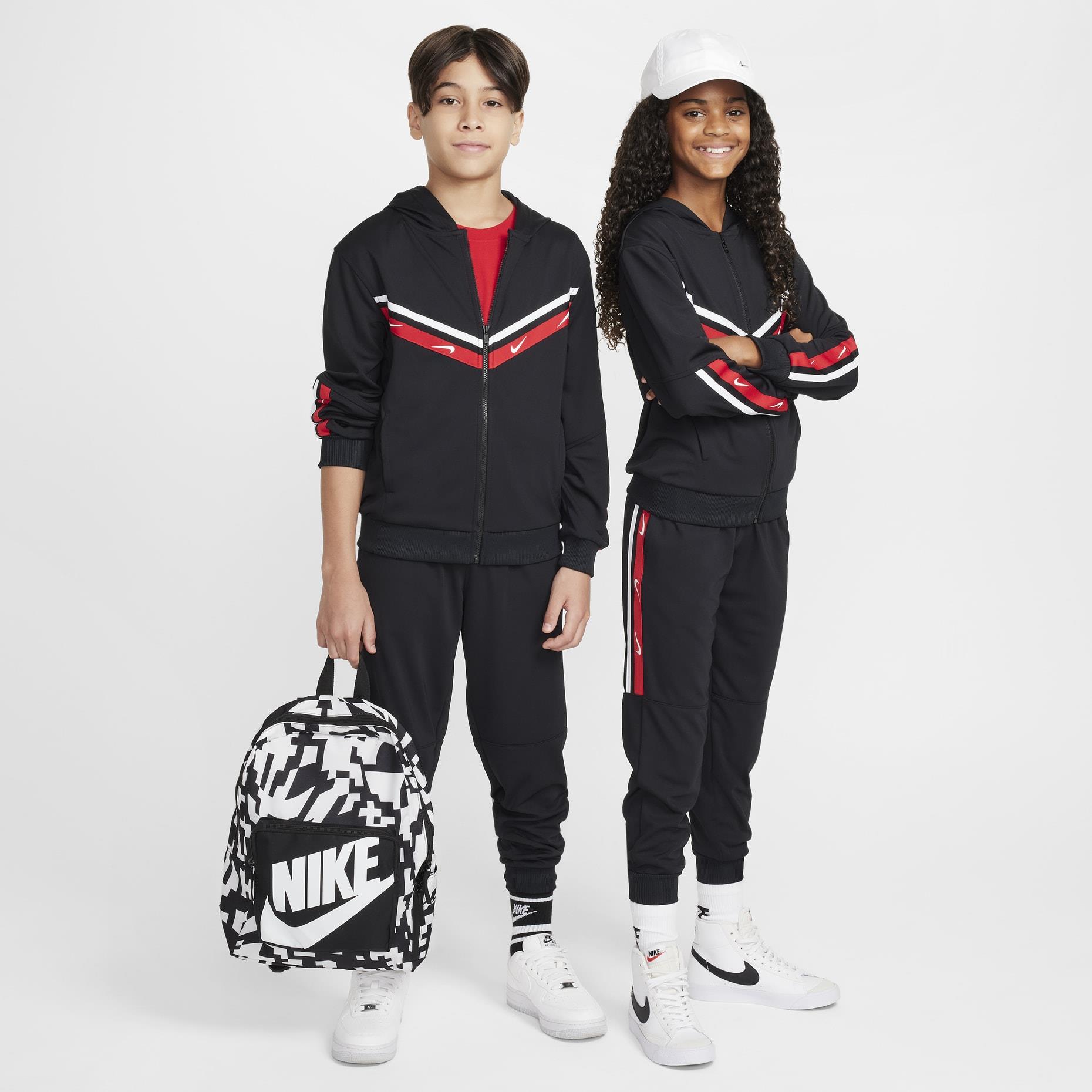 K NSW CLUB+ POLY FZ HOODIE - BEYAZ