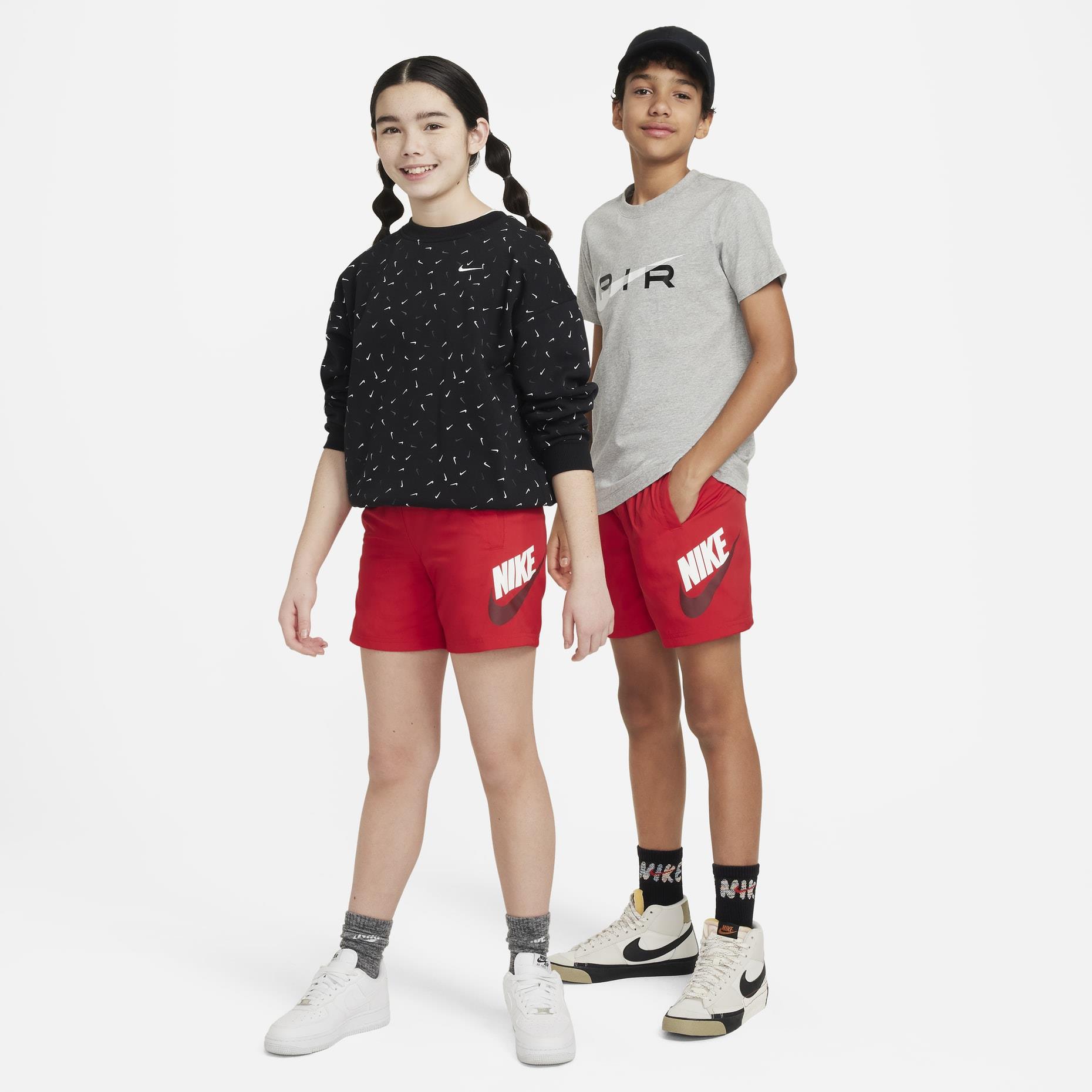 K NSW WVN SHORT HBR - BEYAZ/BORDO