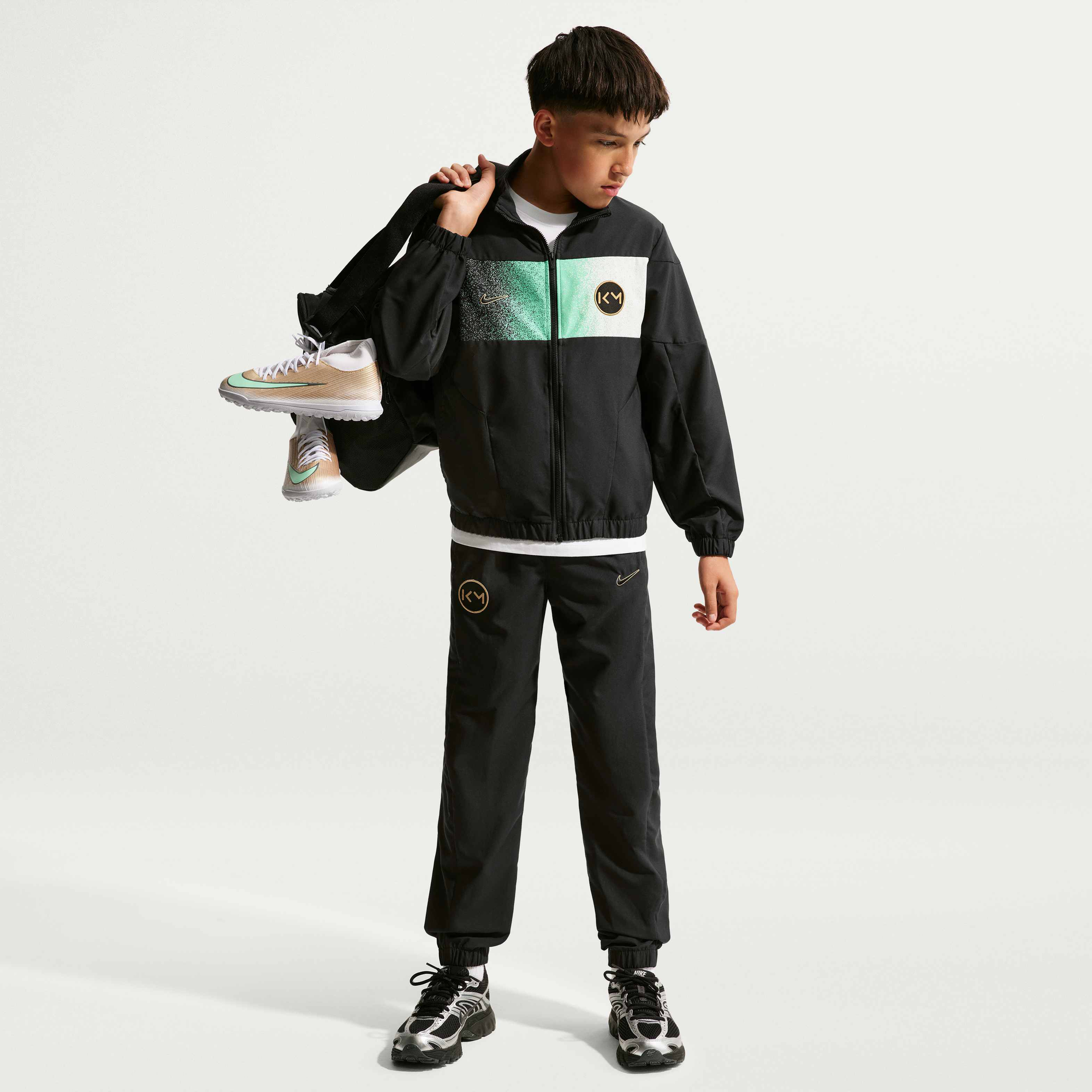 KM K TRACKSUIT WVN FZ - BEYAZ