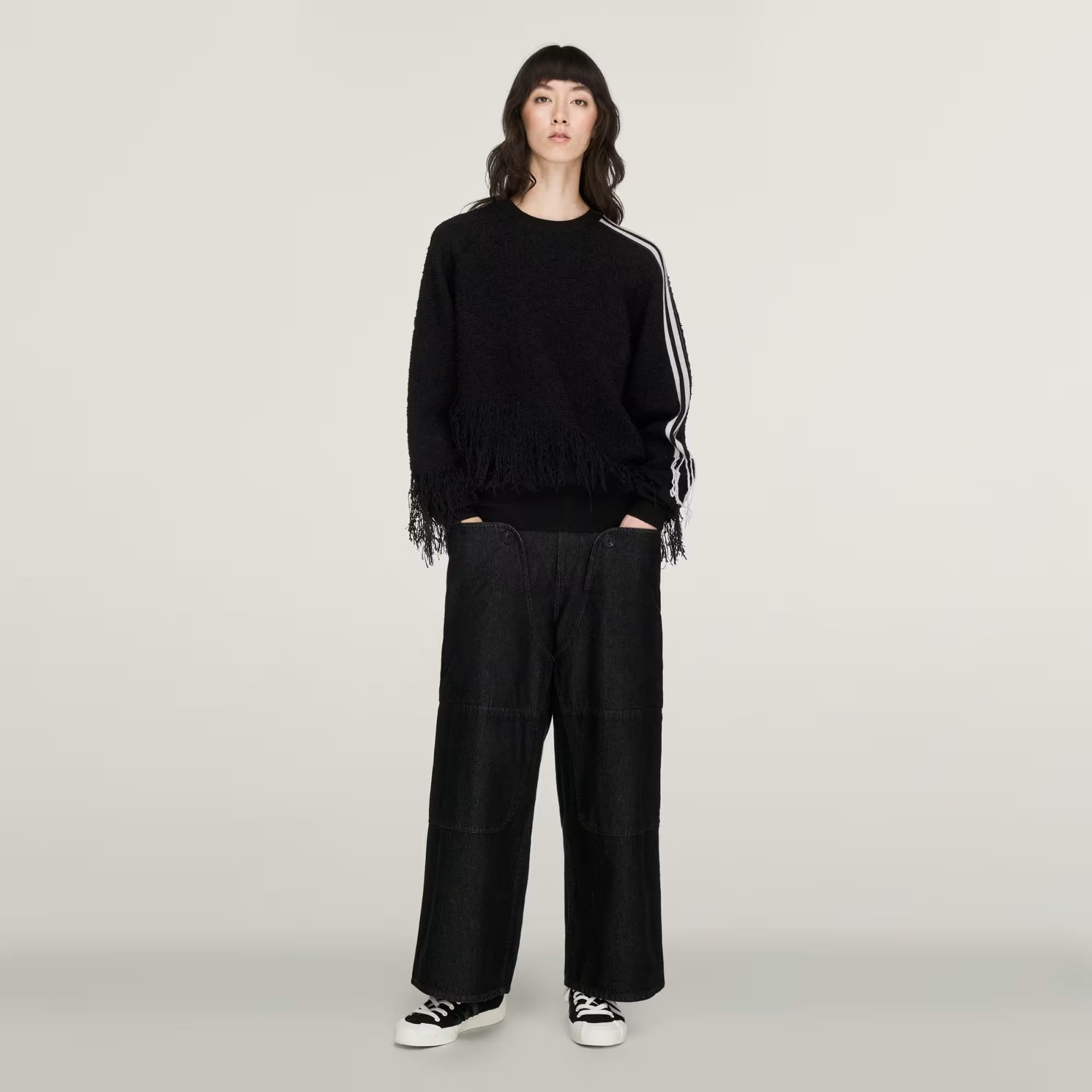 KNIT 3S SWEAT - ADIDAS SIYAH