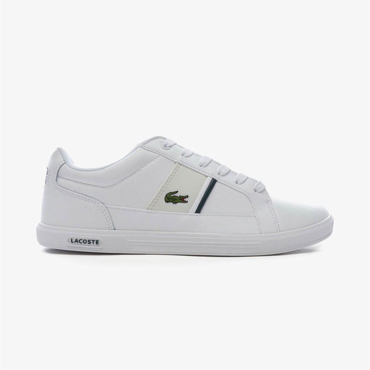 LACOSTE 743SMA0024 AYAKKABI - BEYAZ/KOYU YESIL