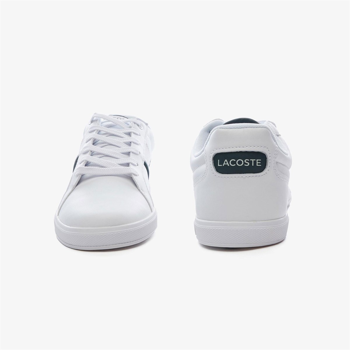 LACOSTE 743SMA0024 AYAKKABI - BEYAZ/KOYU YESIL