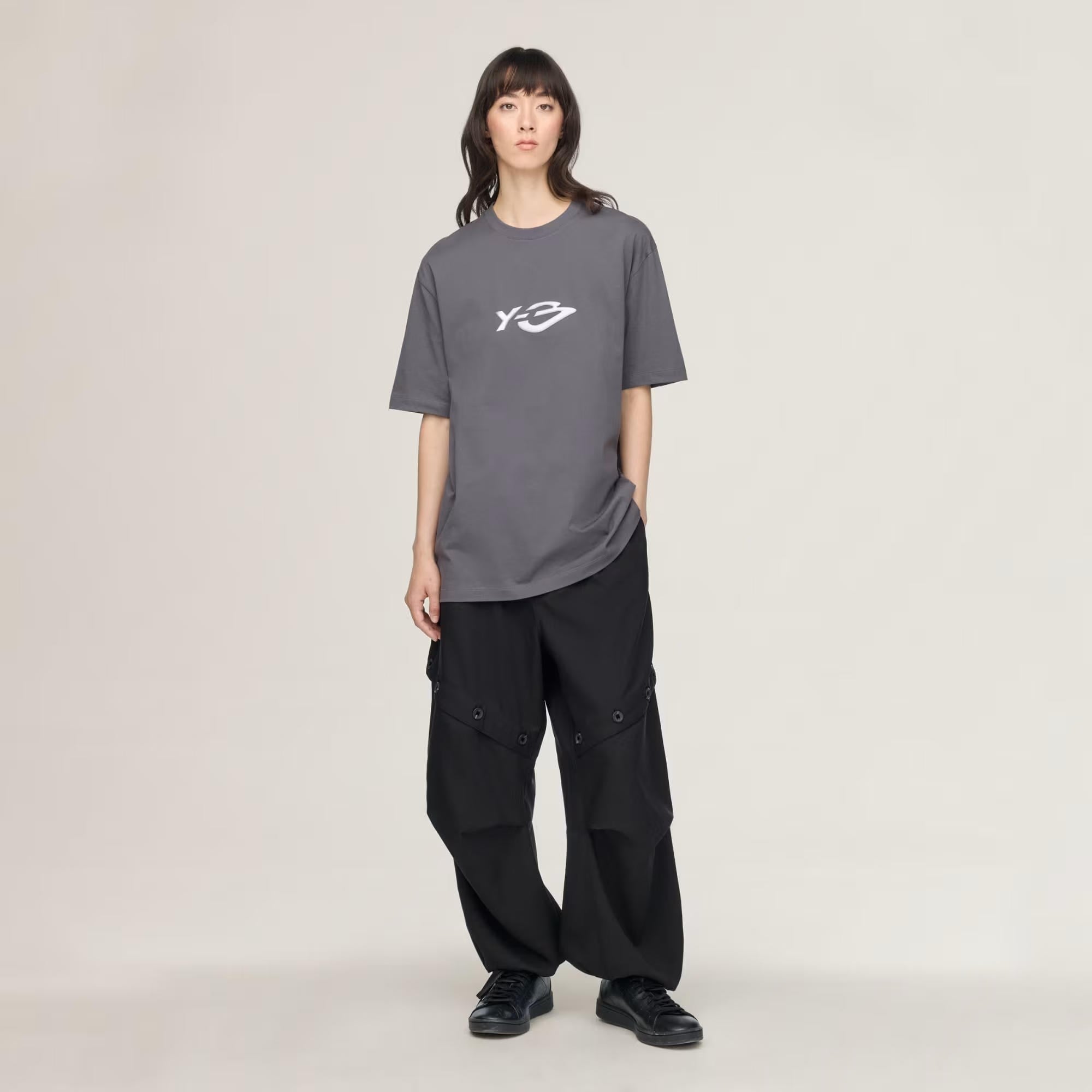 LOGO LS TEE - ADIDAS SIYAH