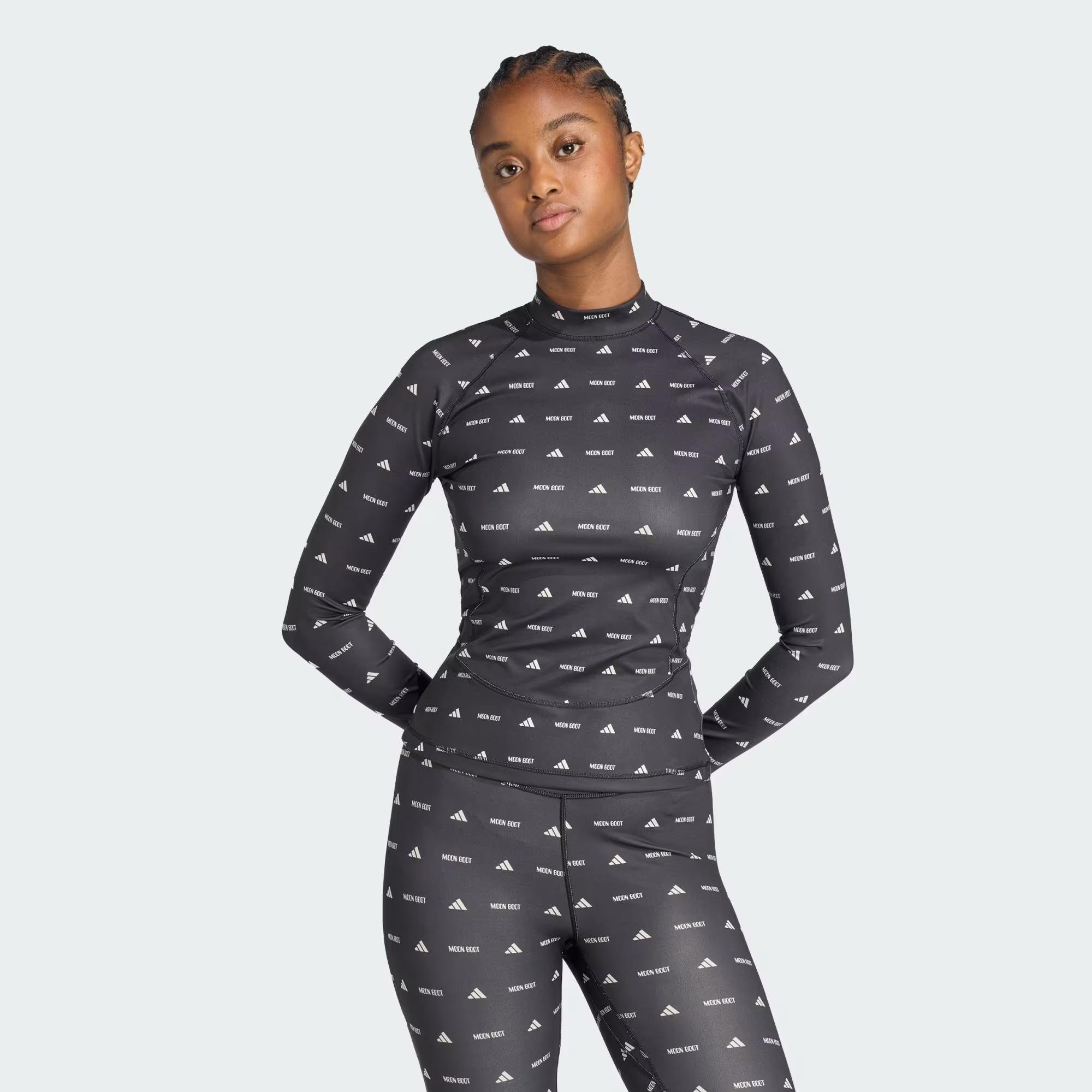 Long Sleeve Top - ADIDAS SIYAH