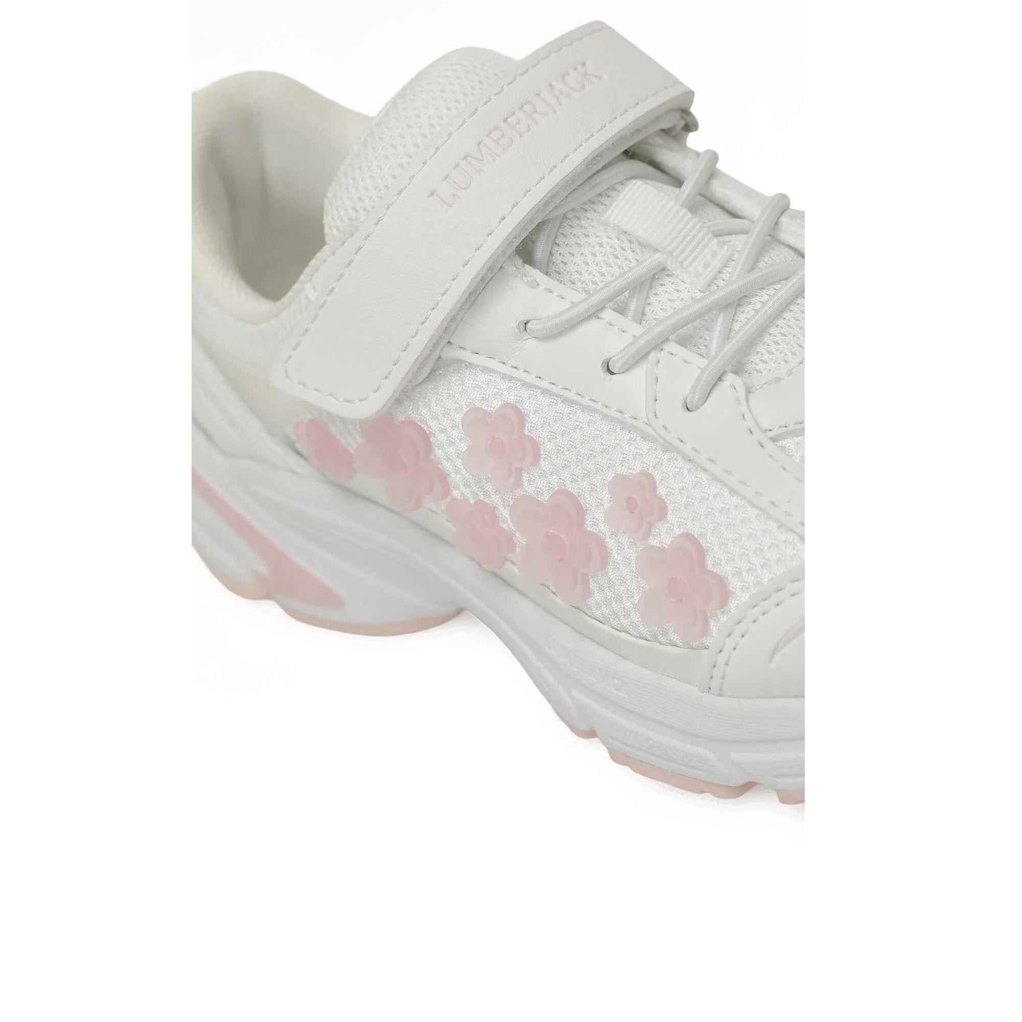 LUMBERJACK FLOWER  KC KOSU/YURUYUS - BEYAZ