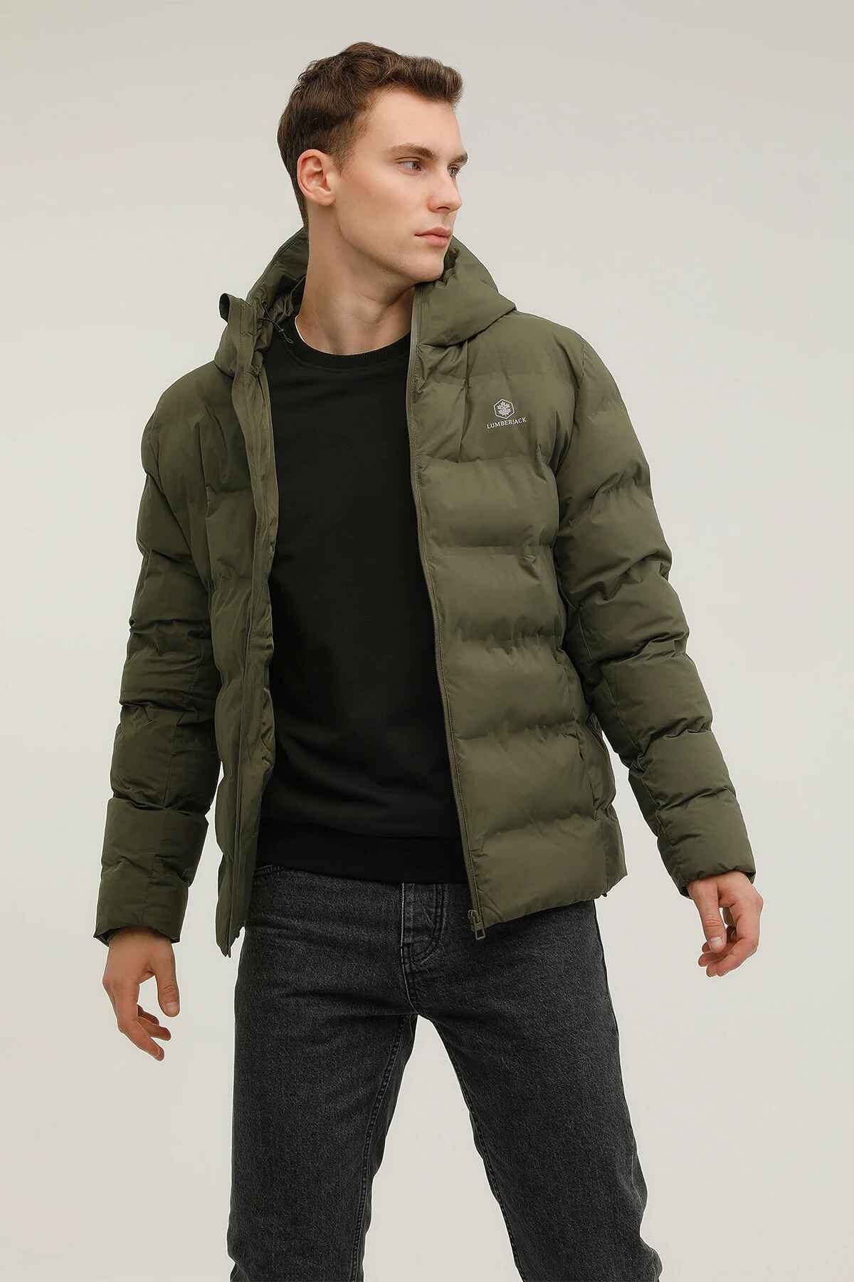 LUMBERJACK NOLAN COAT  MONT ERKEK - HAKİ