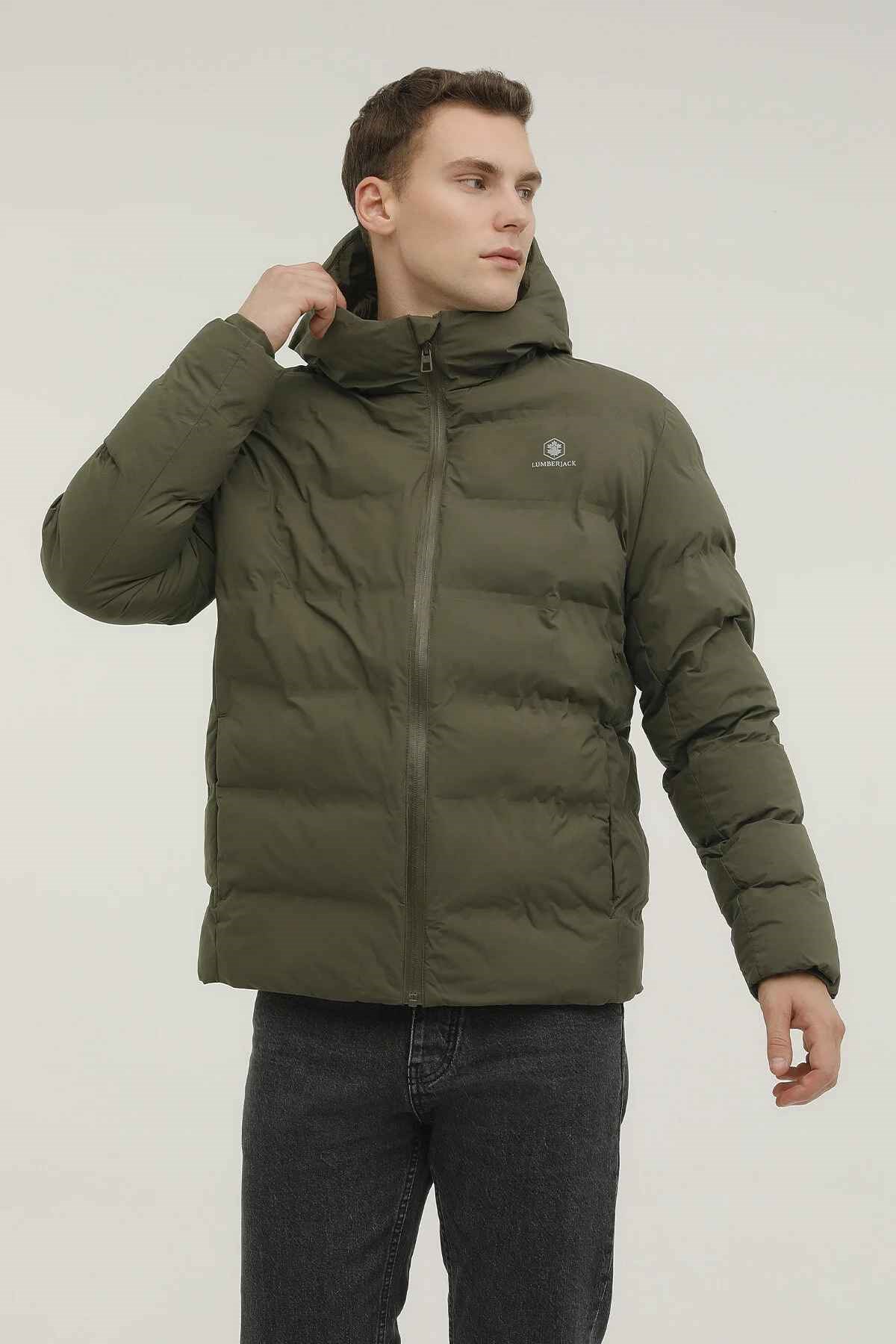 LUMBERJACK NOLAN COAT  MONT ERKEK - HAKİ