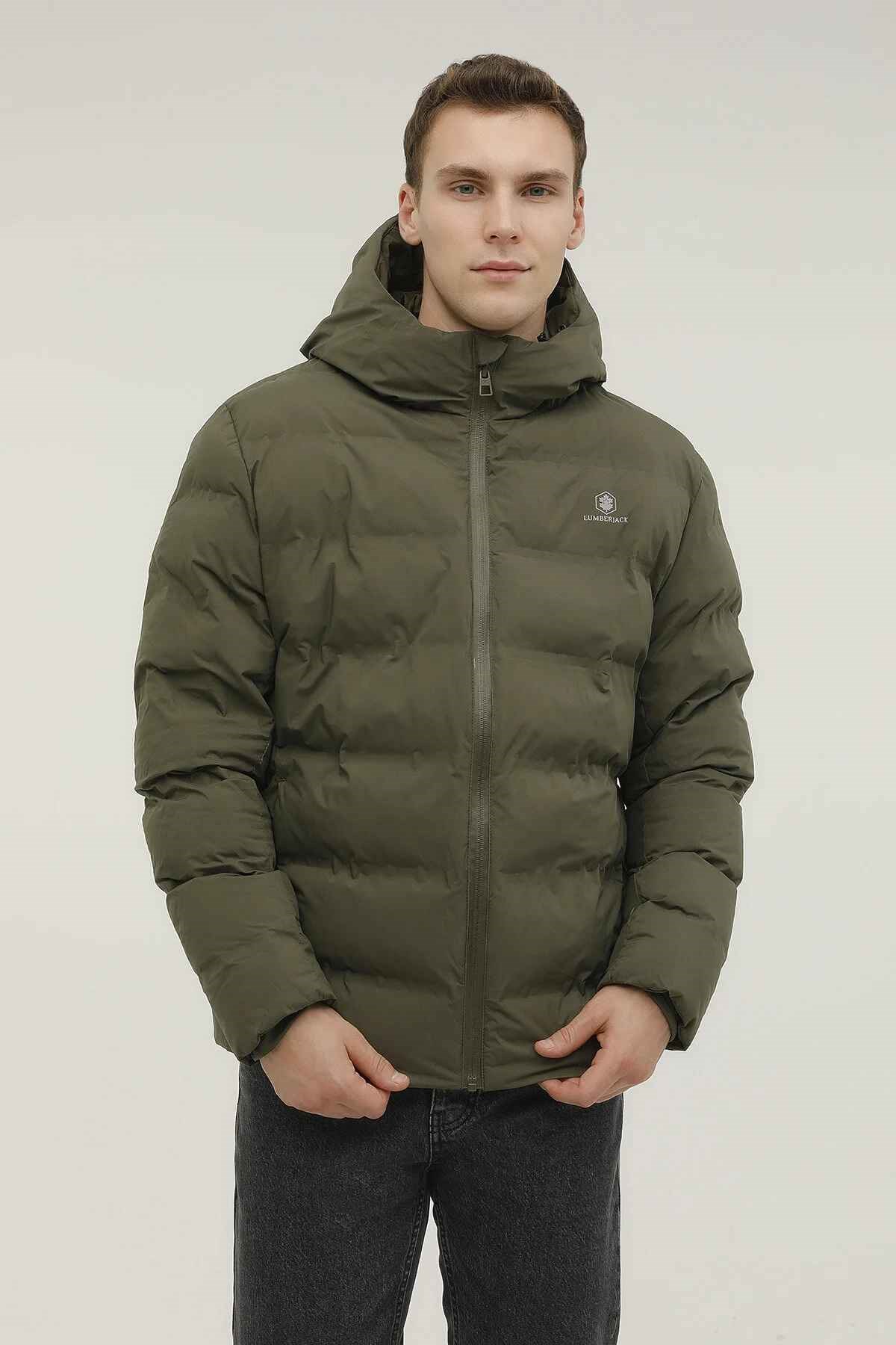 LUMBERJACK NOLAN COAT  MONT ERKEK - HAKİ
