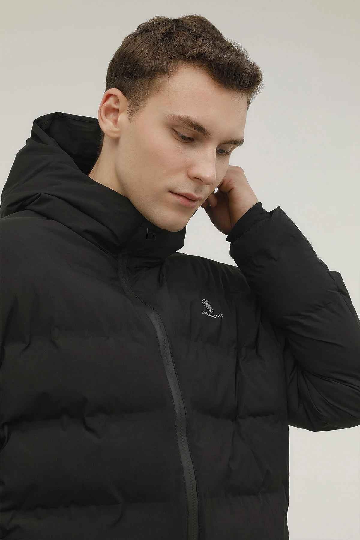 LUMBERJACK NOLAN COAT  POLAR MONT ERKEK - SİYAH