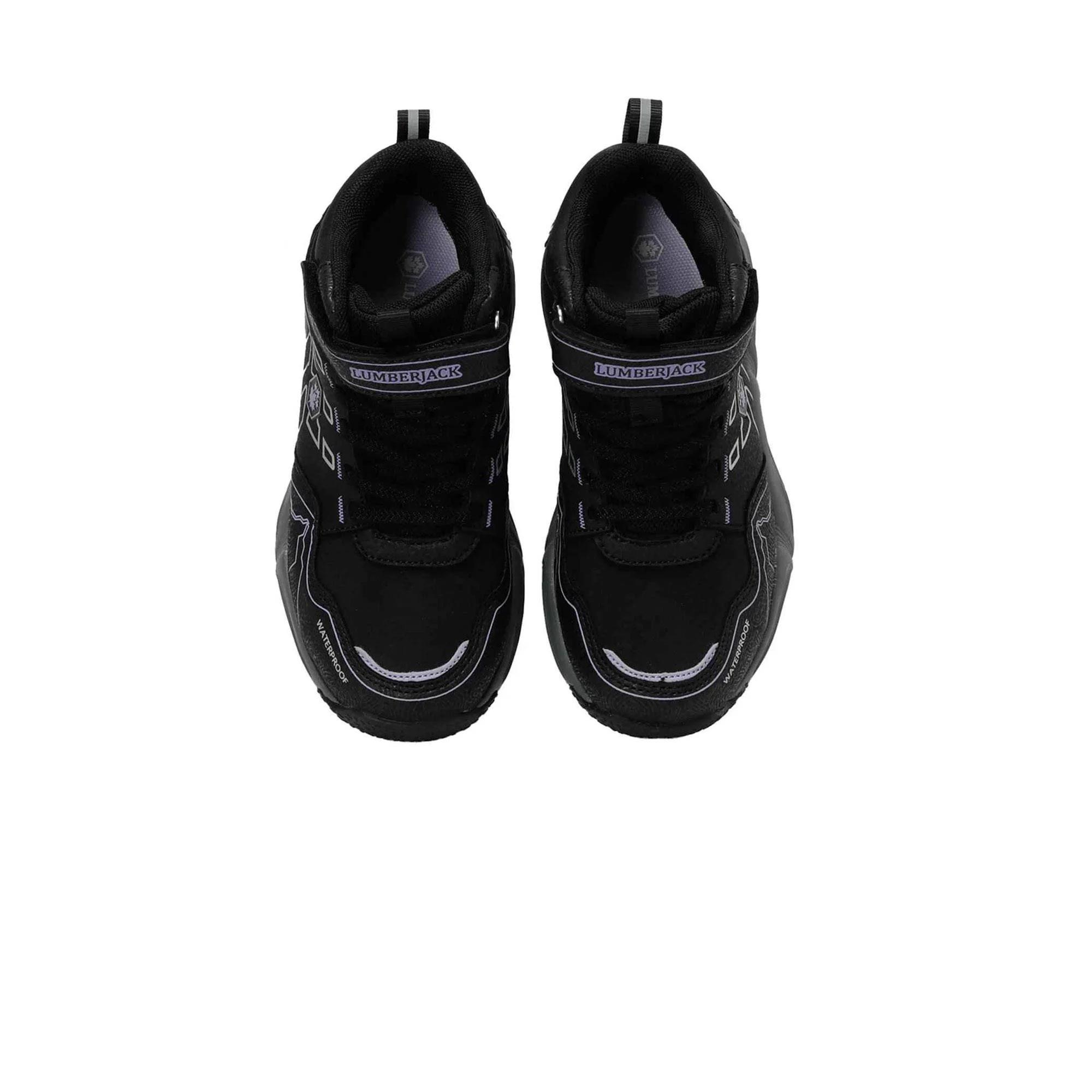 LUMBERJACK RAPTHOR HI  ÇOCUK AYAKKABI - SİYAH/LİLA