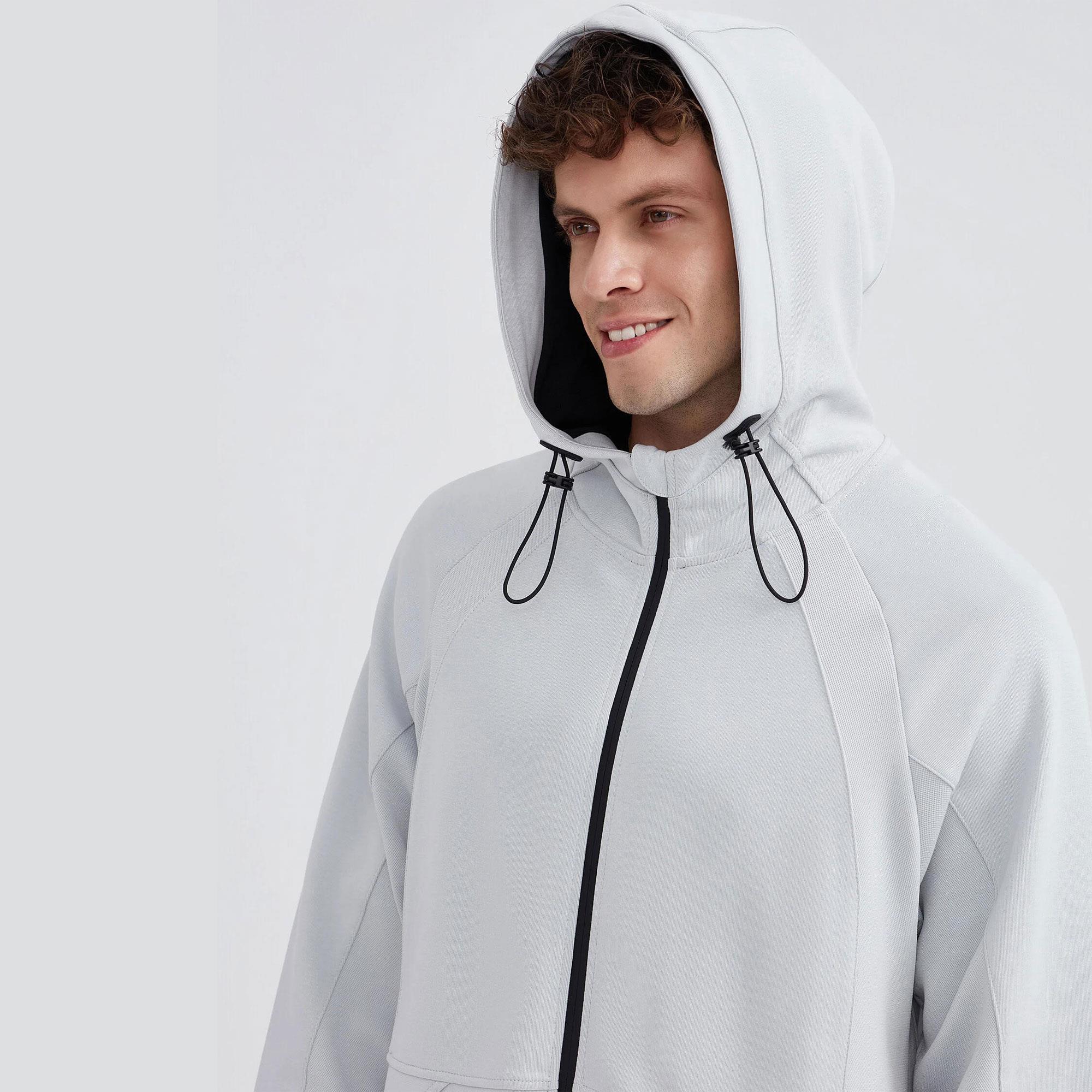 M 2XI-Lock Full Zip Hoodie Sweatshirt - TABA/SİYAH