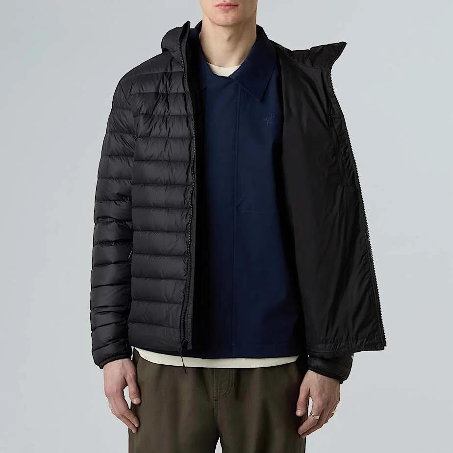 M CLASSIC DOWN HOODED JACKET - SIYAH