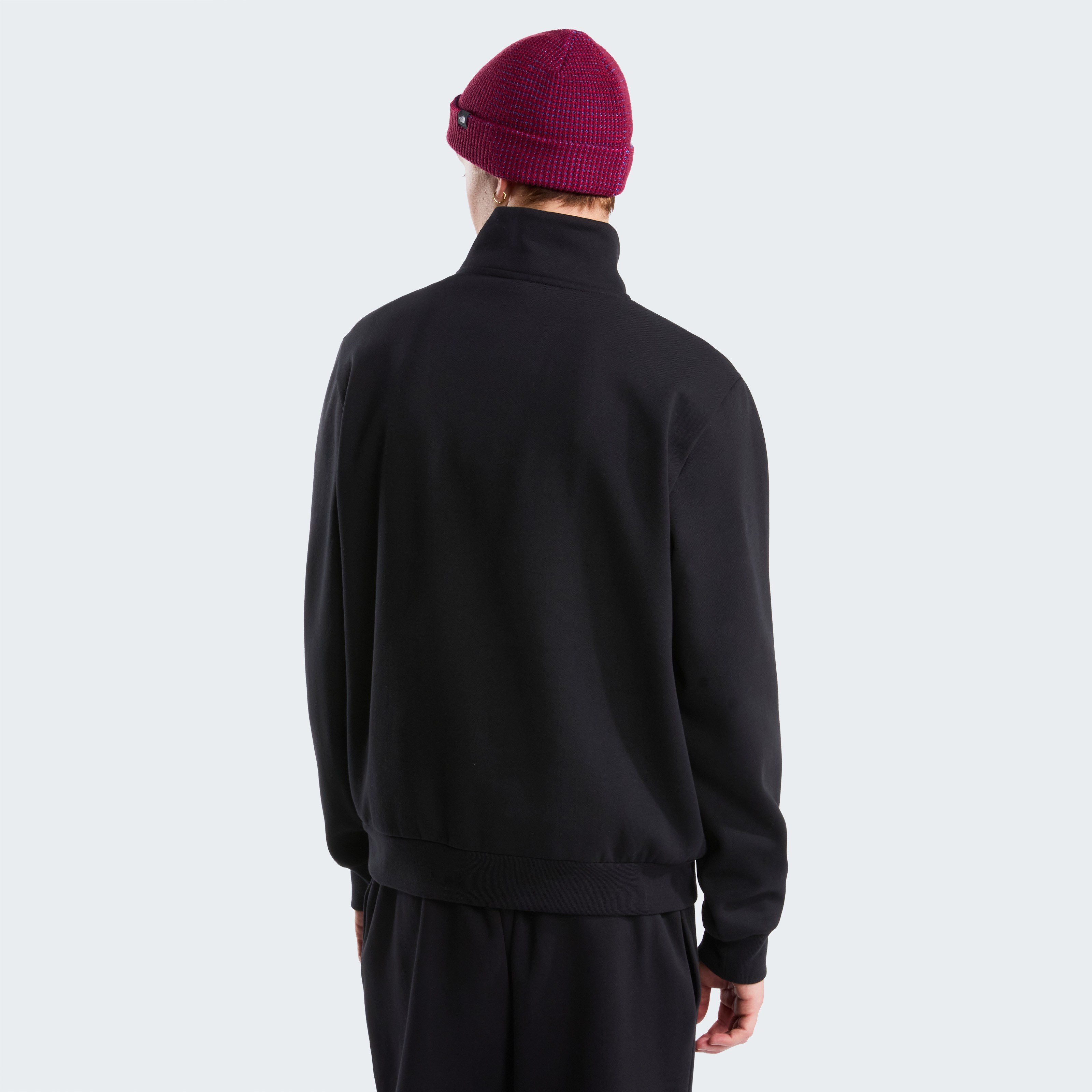 M EVOLUTION SIMPLE DOME REGULAR 1/4 ZIP - SIYAH