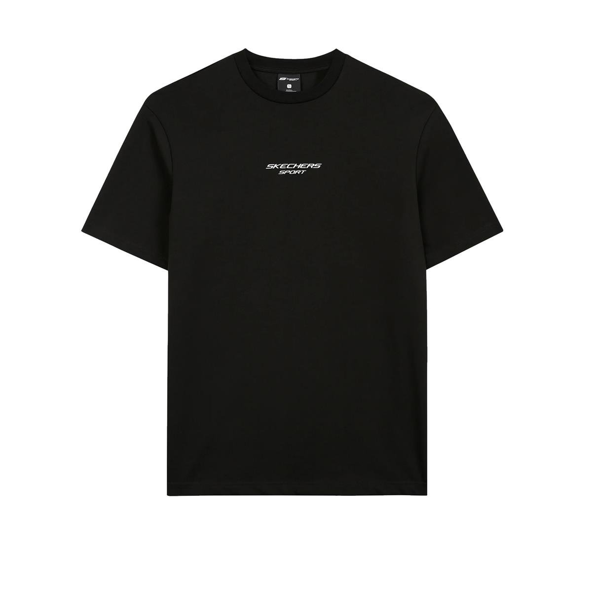M Graphic Tee Reflect Logo Oversize T-Shirt - SİYAH