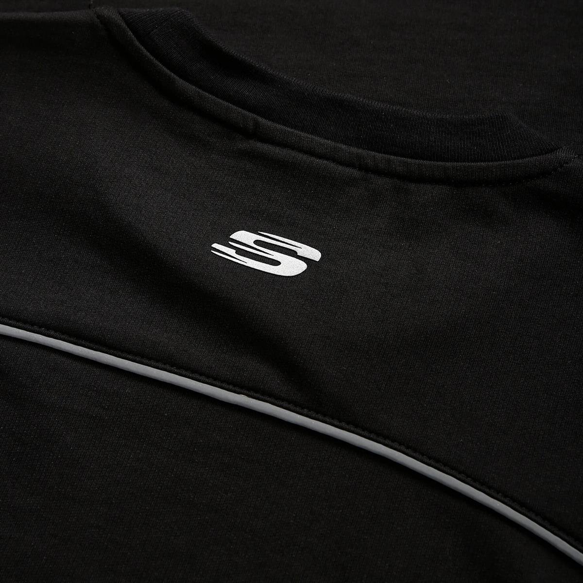 M Graphic Tee Reflect Logo Oversize T-Shirt - SİYAH