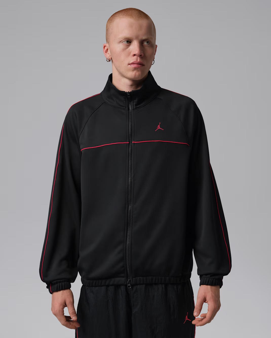 M J SPT TRACK SUIT JKT - BEYAZ