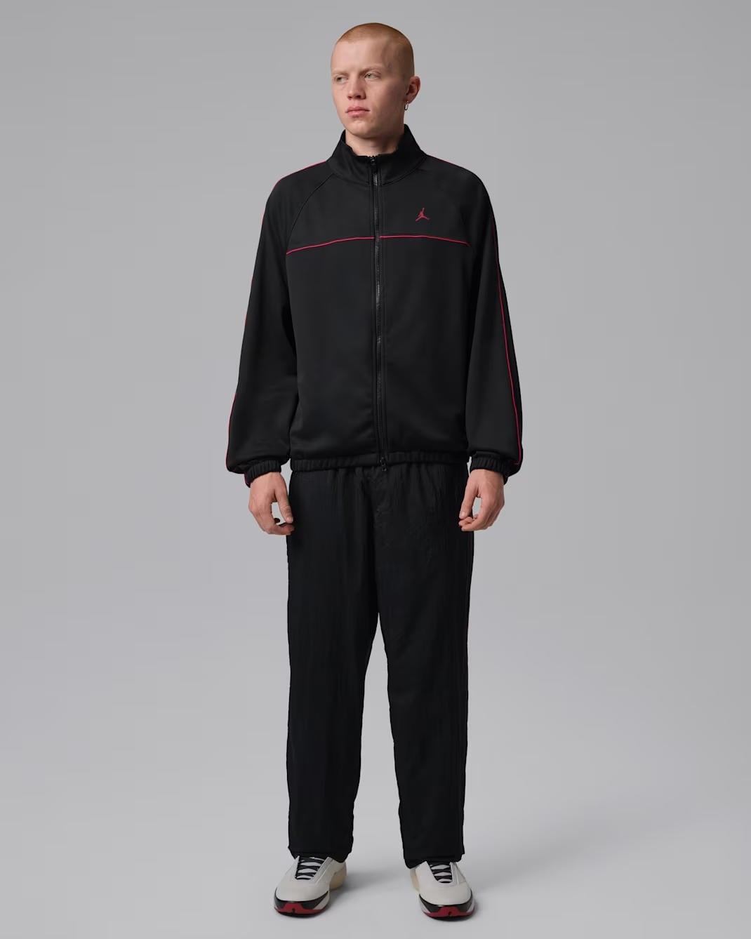 M J SPT TRACK SUIT JKT - BEYAZ