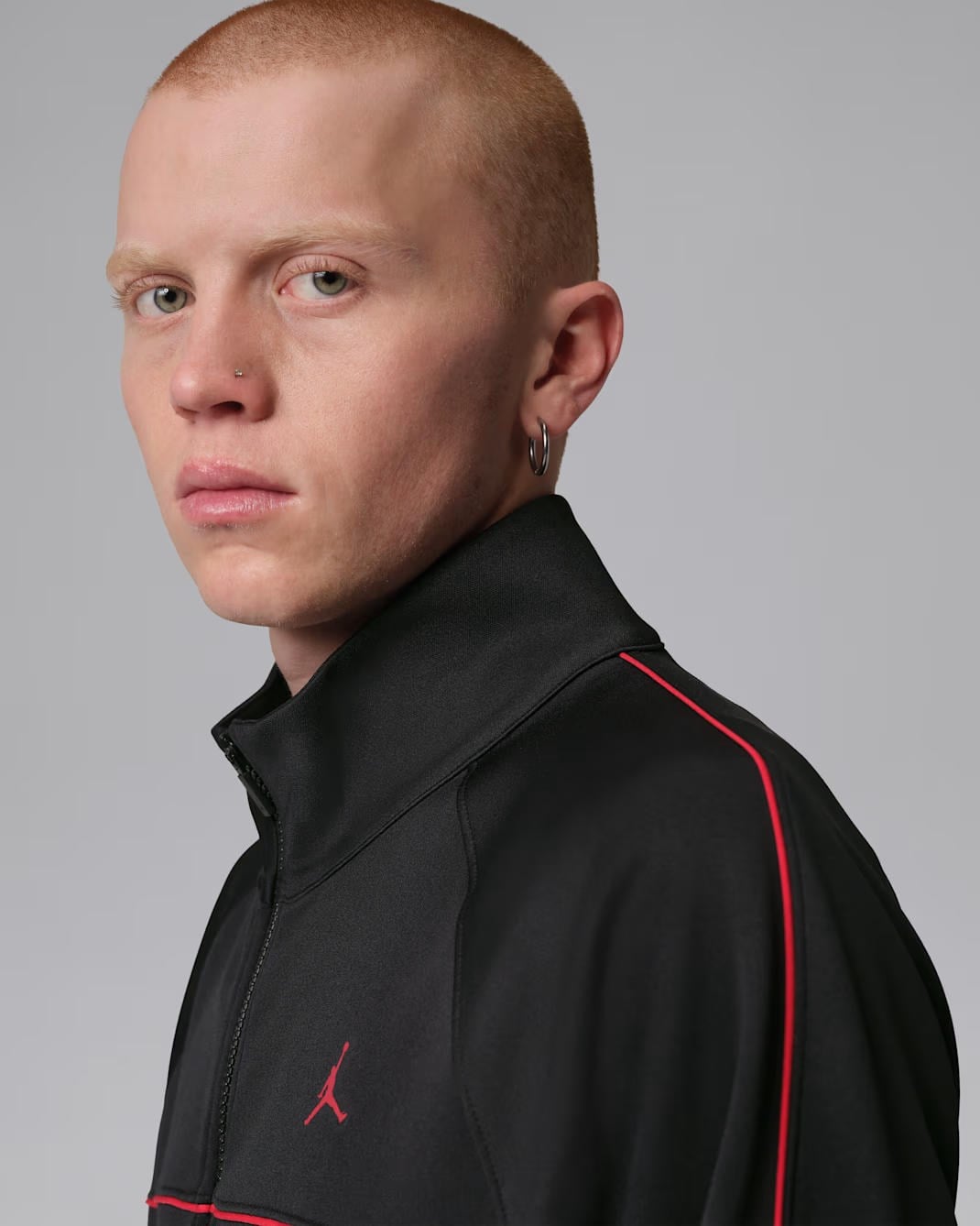M J SPT TRACK SUIT JKT - BEYAZ