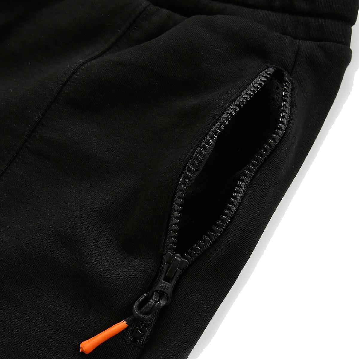 M LW Fleece Color Block 7inch Short - SİYAH