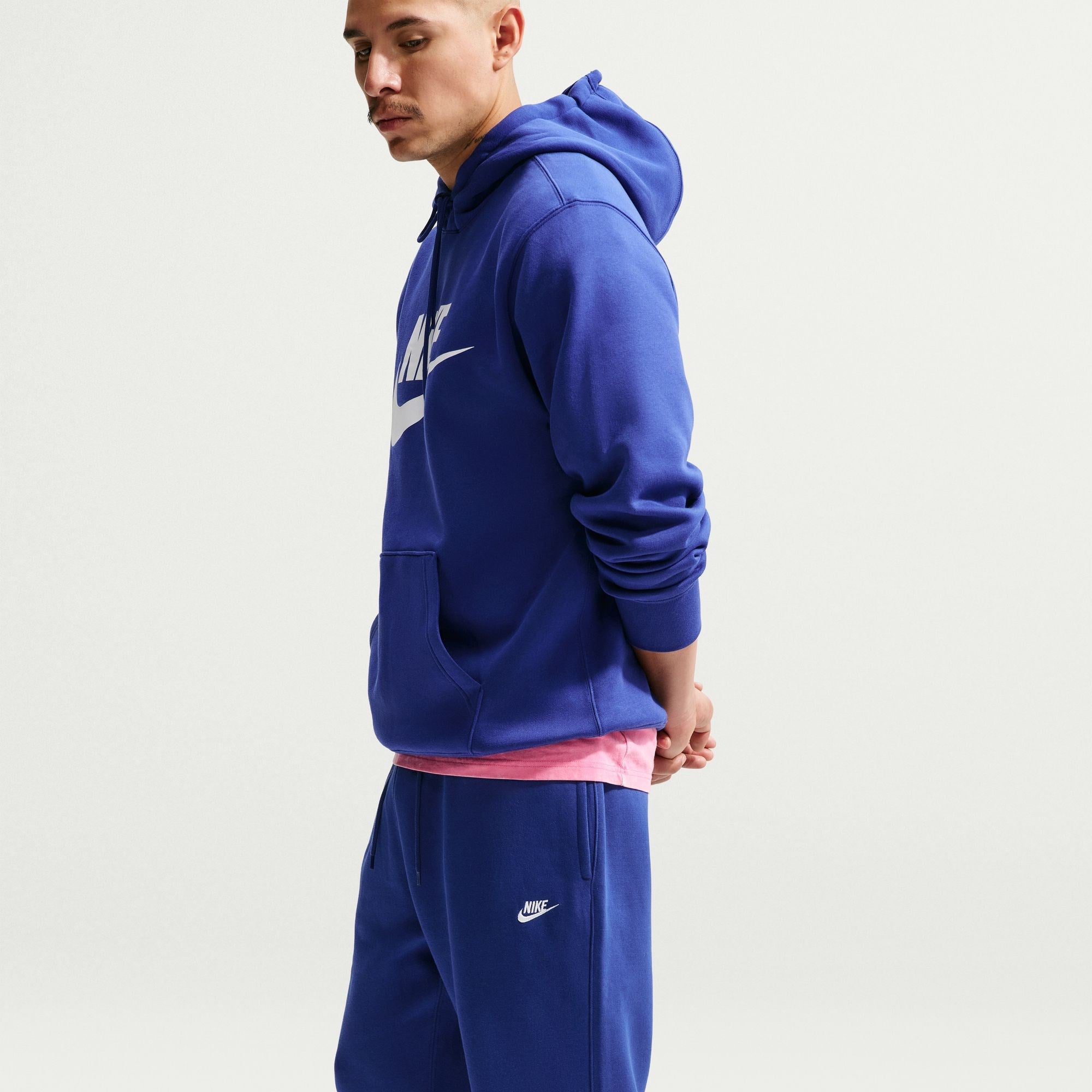 M NK CLUB BB CUFF PANT - LACİVERT/TURKUAZ