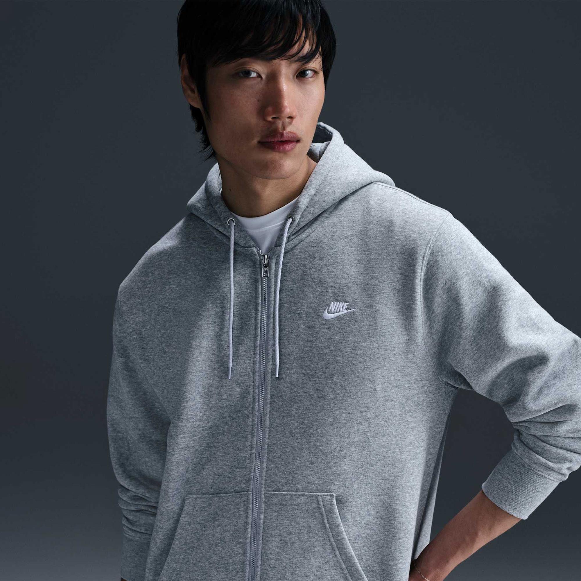 M NK CLUB BB FZ HOODIE - NIKE 063