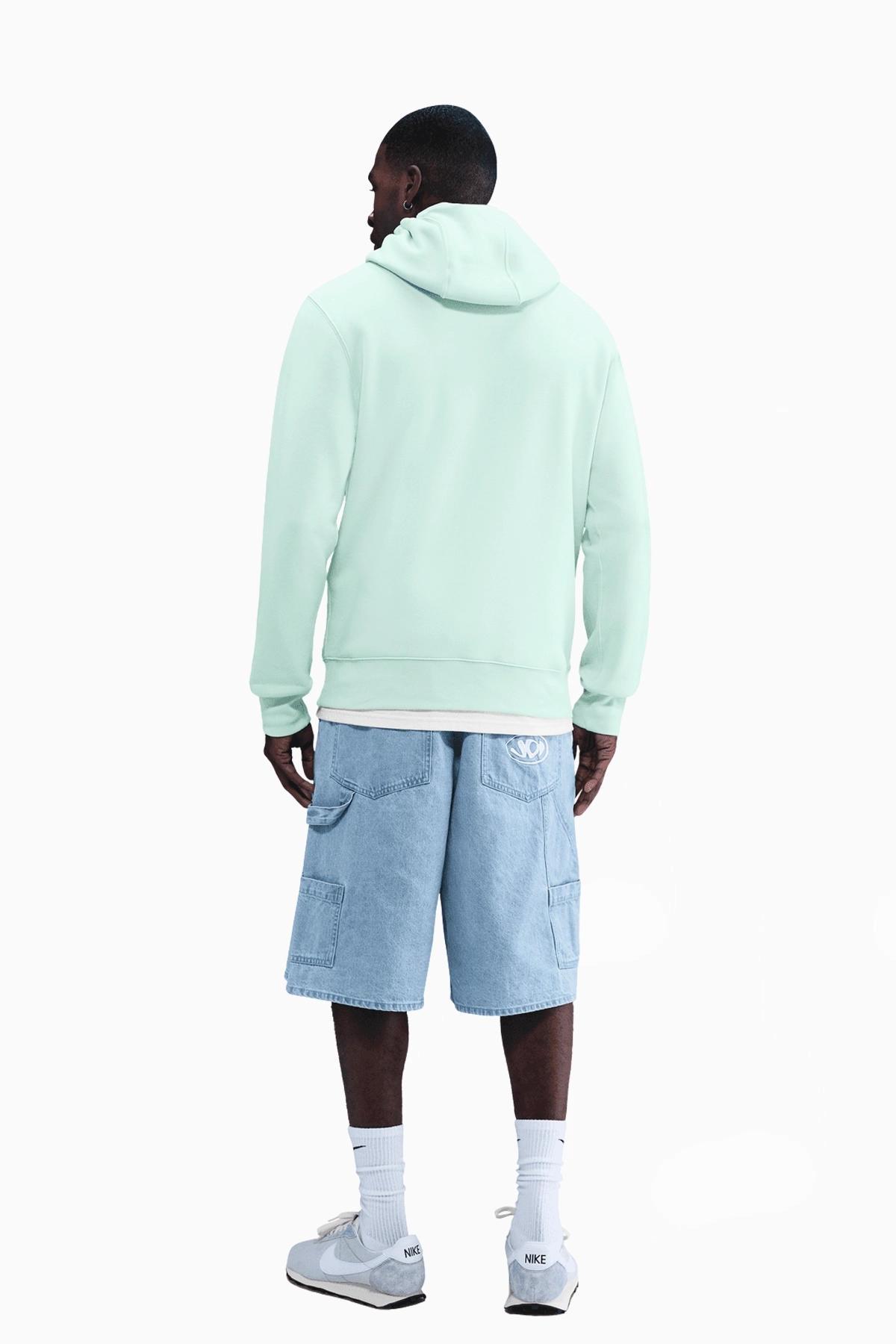 M NK CLUB BB PO HOODIE - GRİ/ORANJ