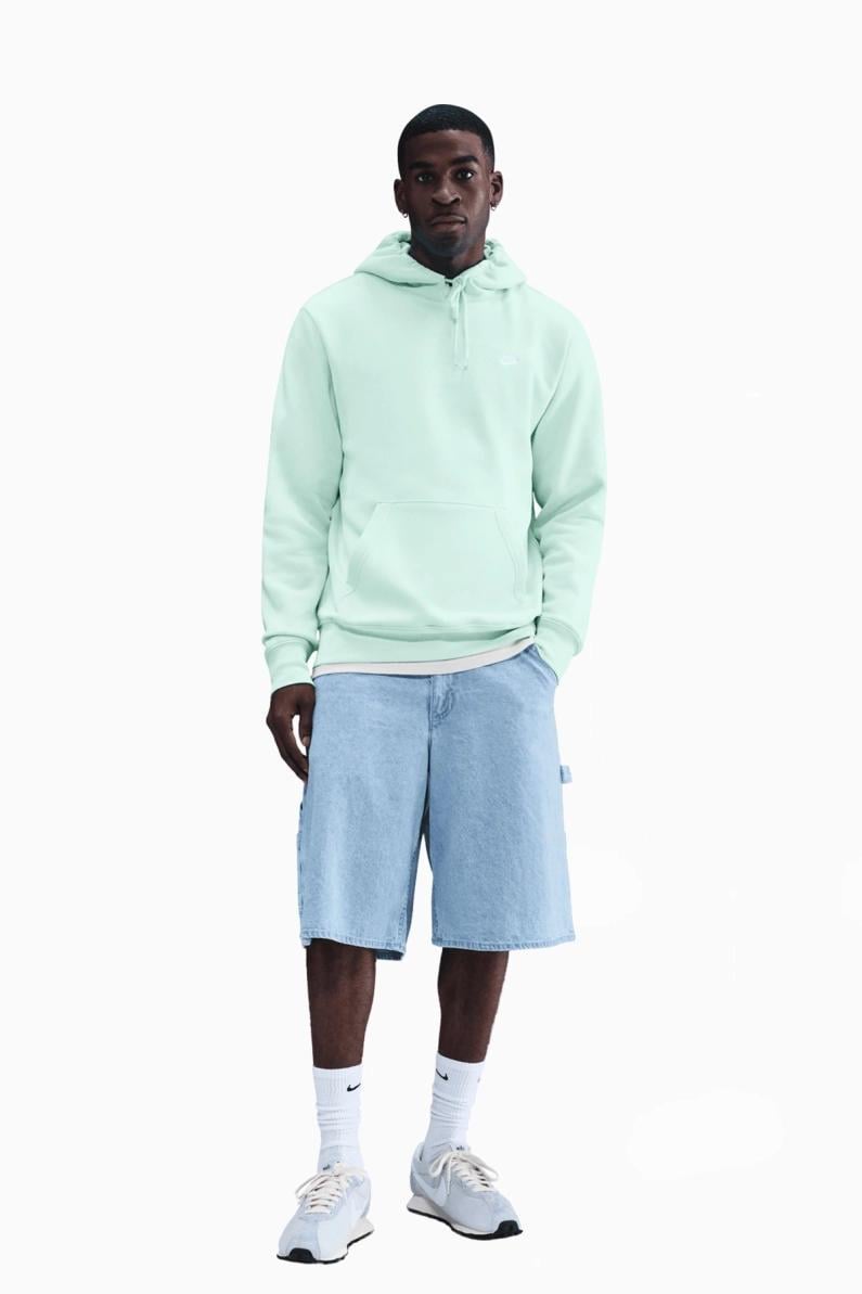 M NK CLUB BB PO HOODIE - GRİ/ORANJ