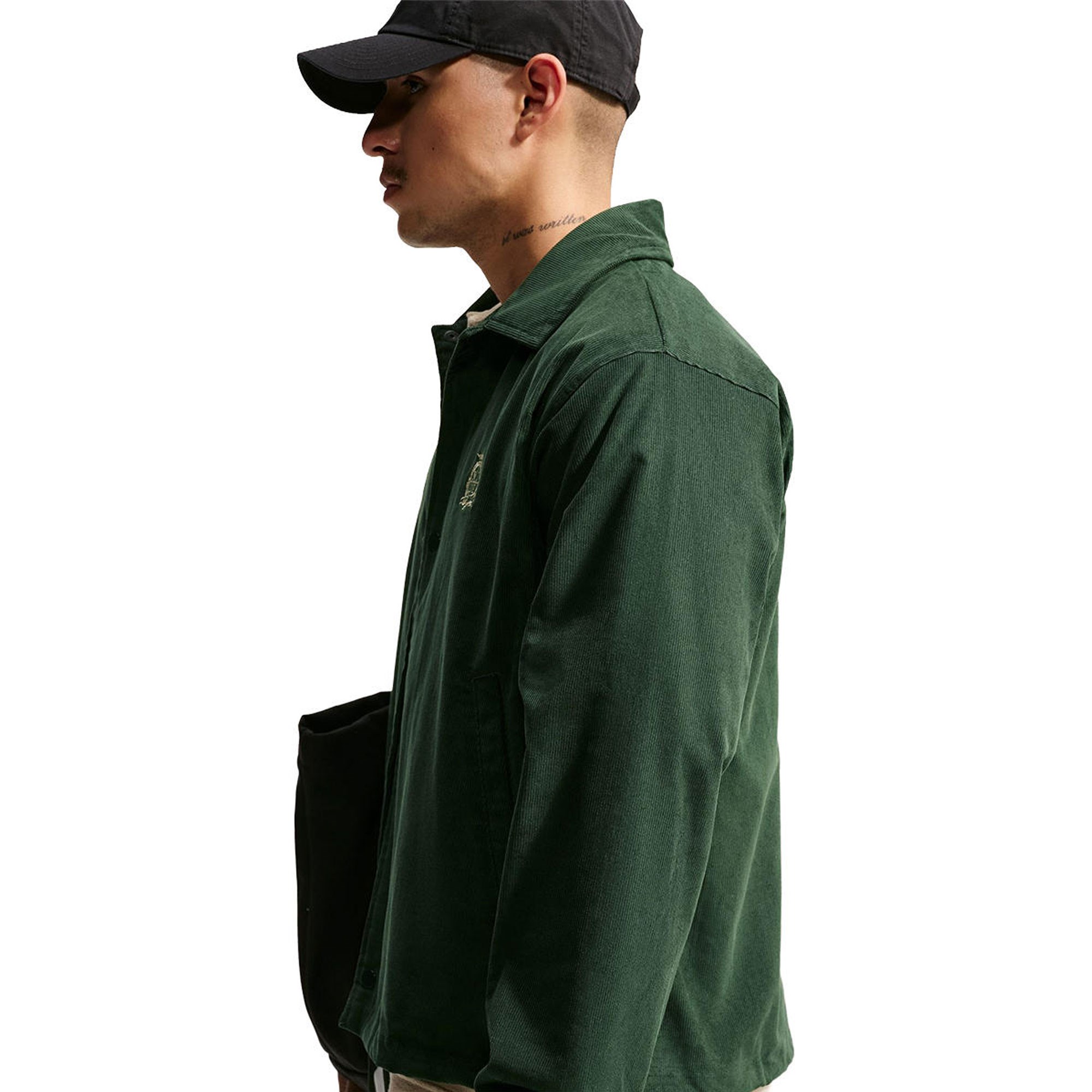 M NK CLUB CORD COACHES JKT NCC - SİYAH/KAHVE