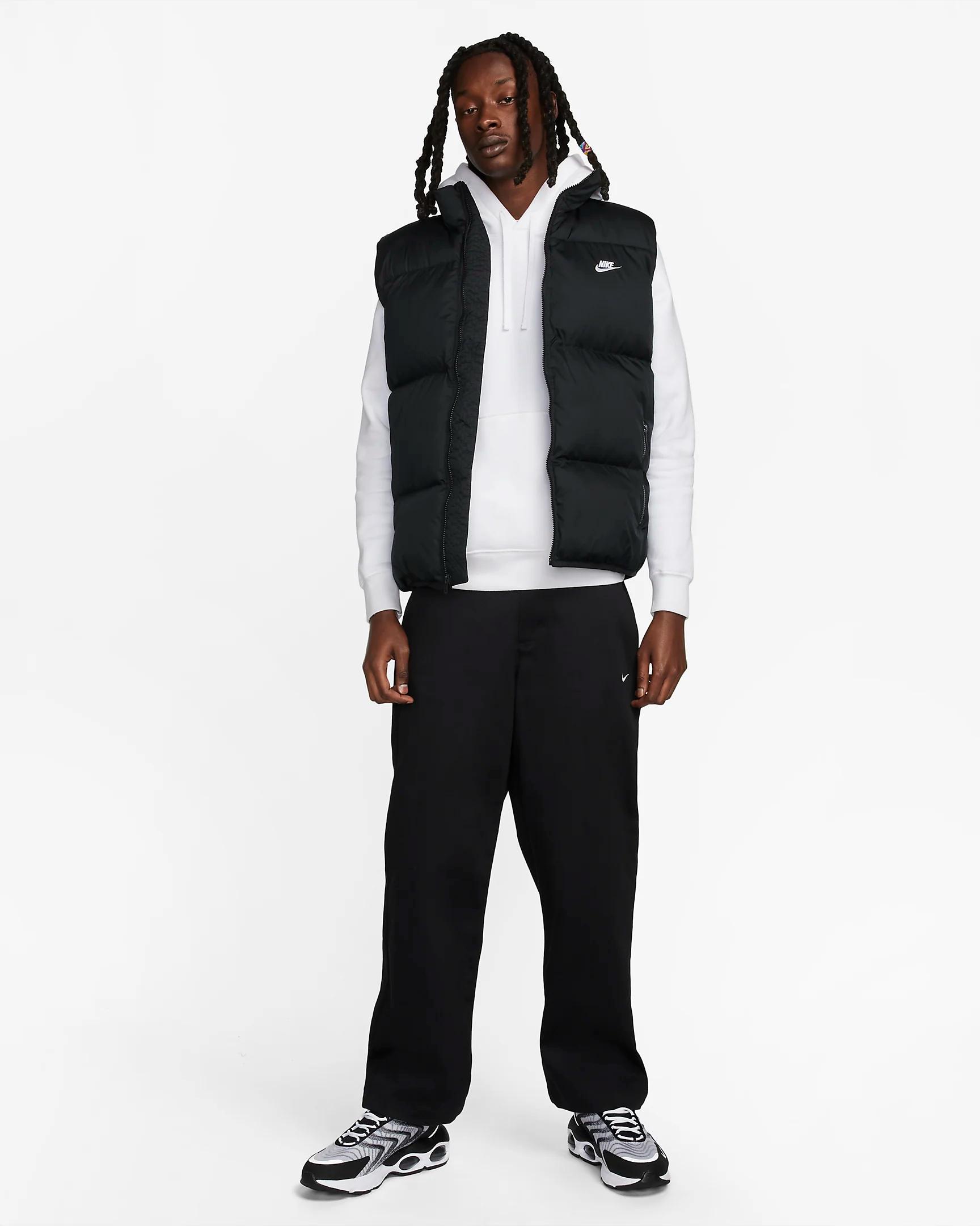 M NK CLUB PUFFER VEST - BEYAZ