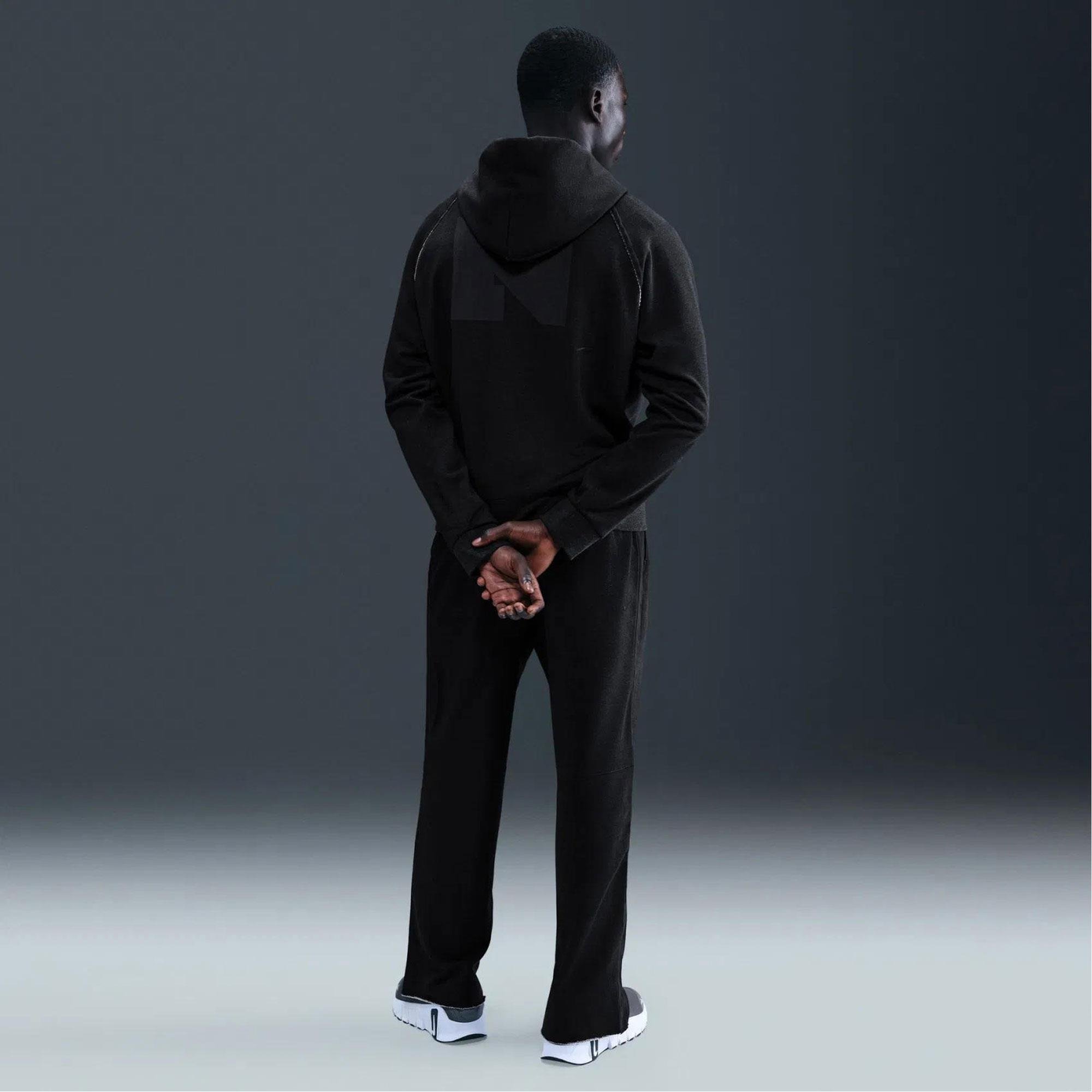 M NK DF HERITAGE FLEECE TOP - BEYAZ