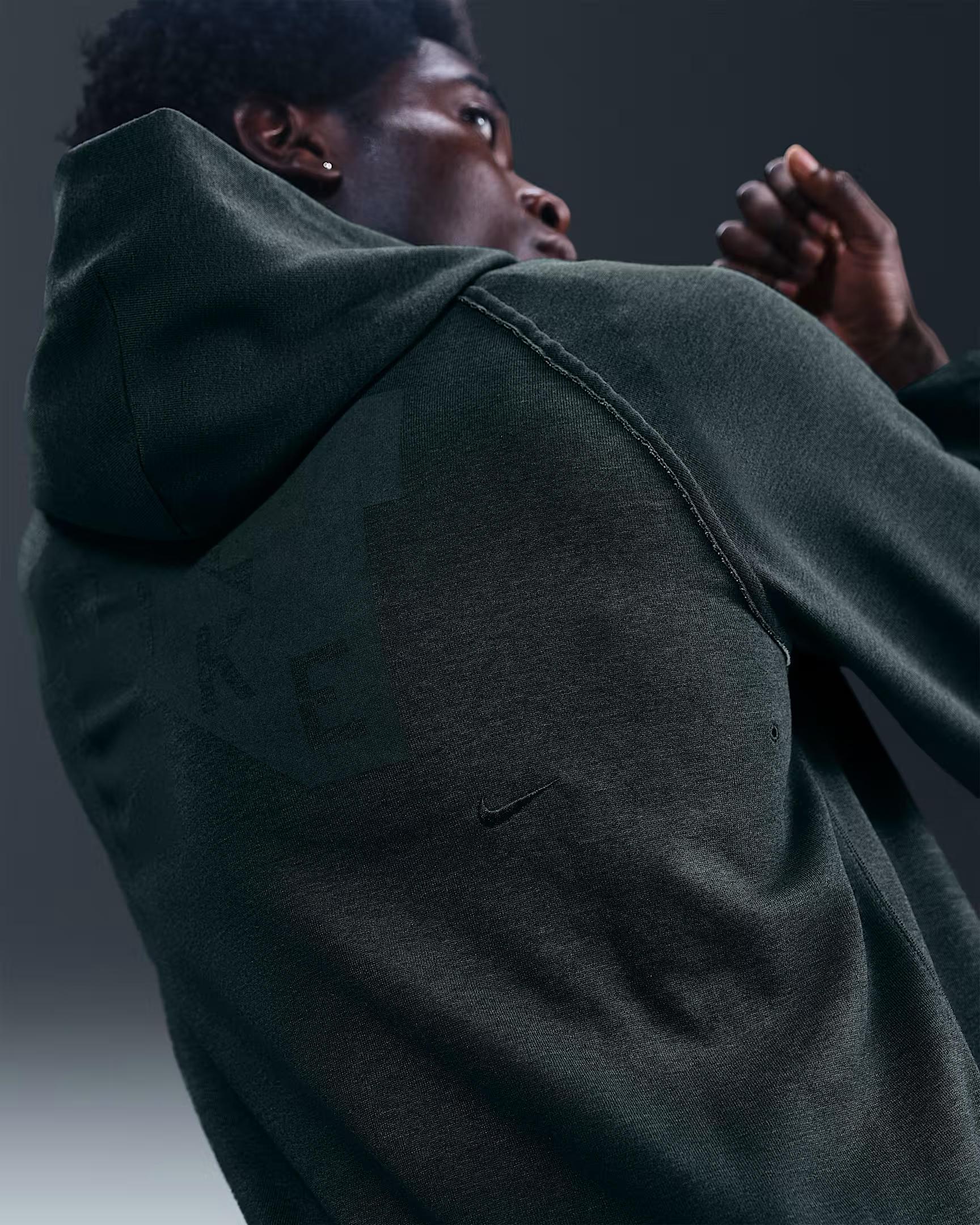 M NK DF HERITAGE FLEECE TOP - KOT(SİY)/MAVİ