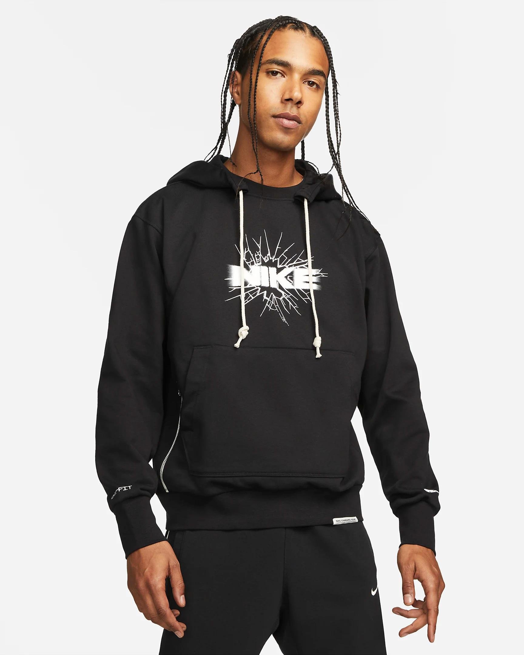 M NK DF STD ISS PO HOODIE SSNL - BEYAZ