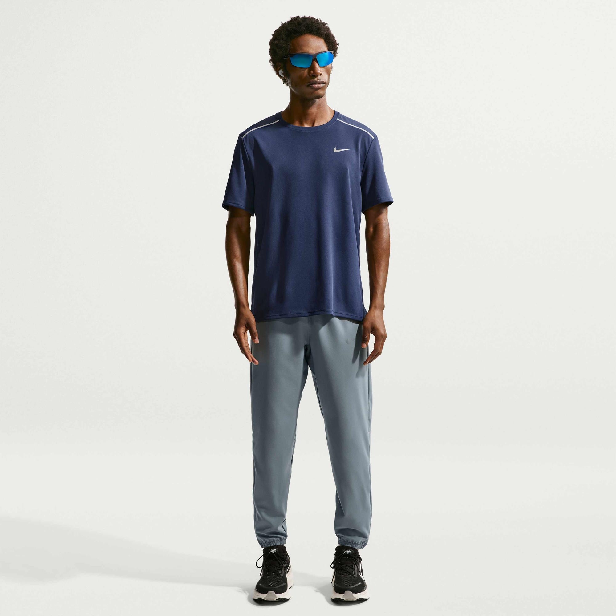 M NK DF UV MILER SS - Navy
