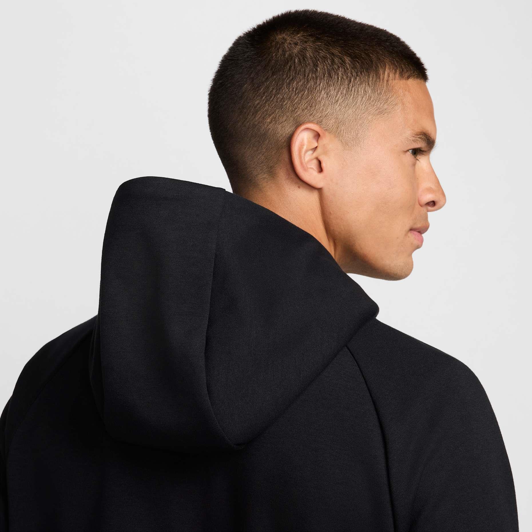 M NK DF UV PRIMARY FZ HOODIE - BEYAZ